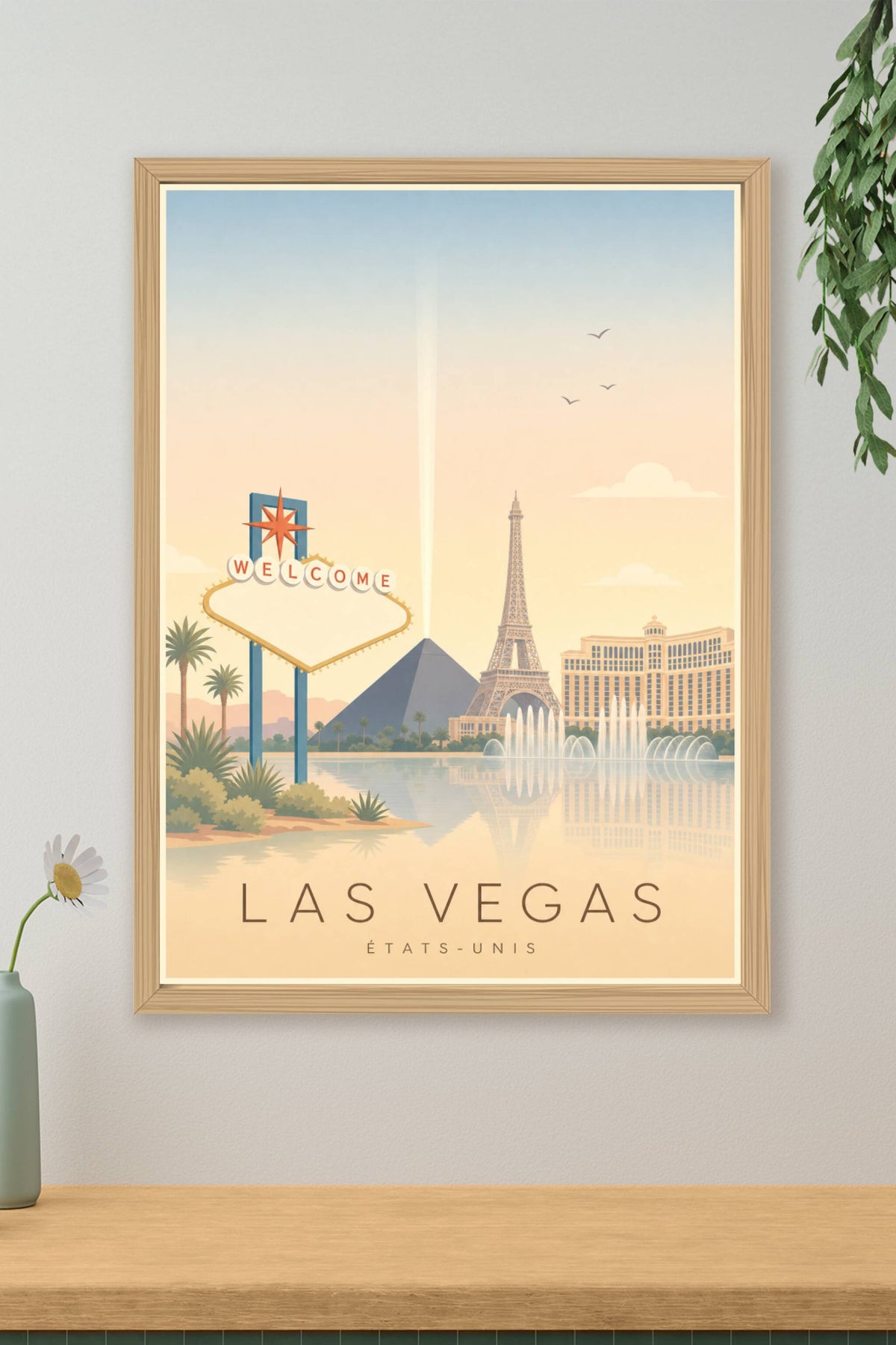 Affiche de Las Vegas - Poster Calme