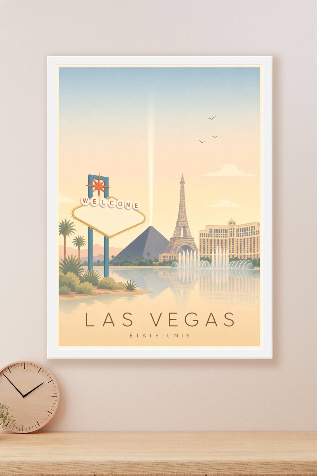 Affiche de Las Vegas - Poster Calme