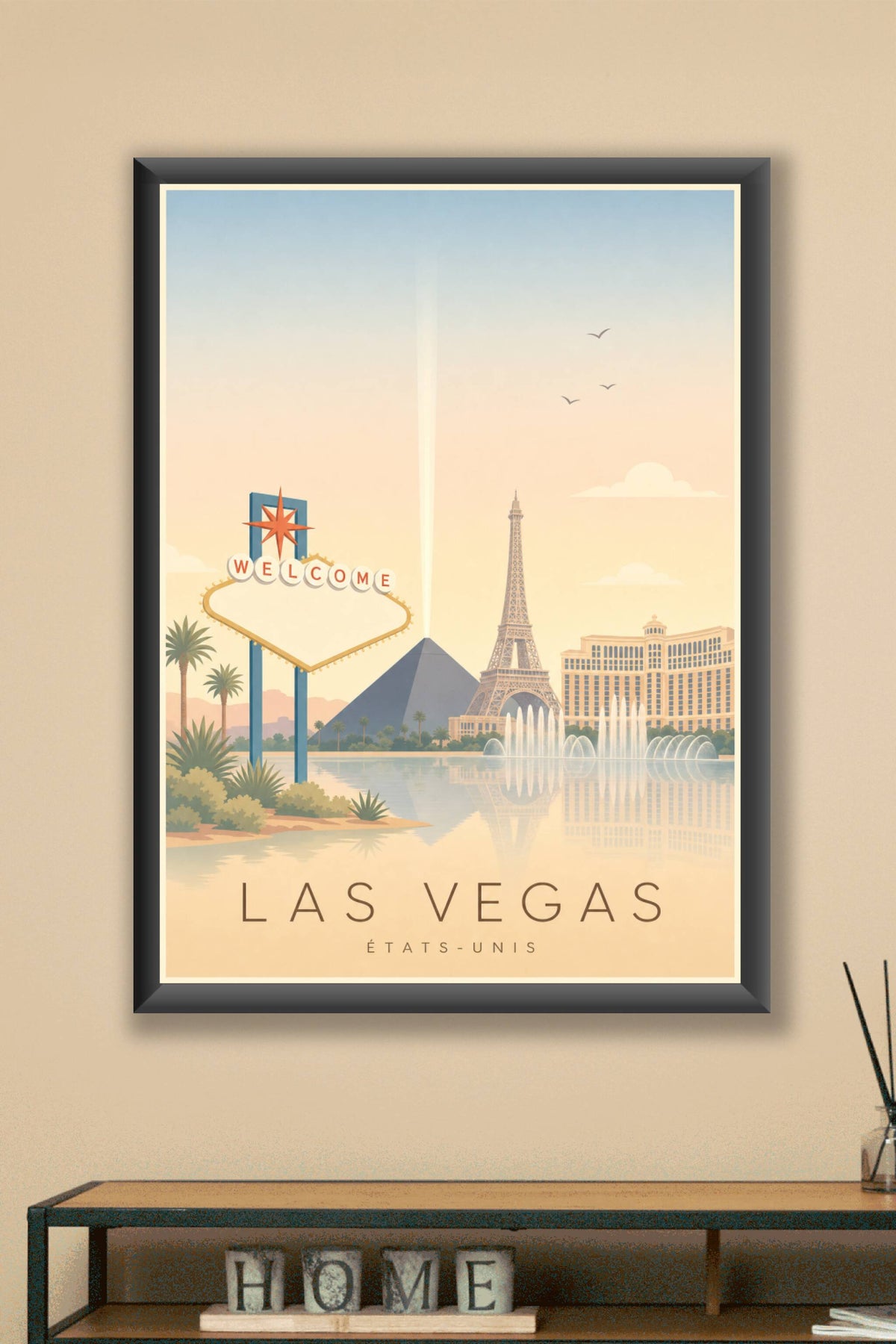 Affiche de Las Vegas - Poster Calme