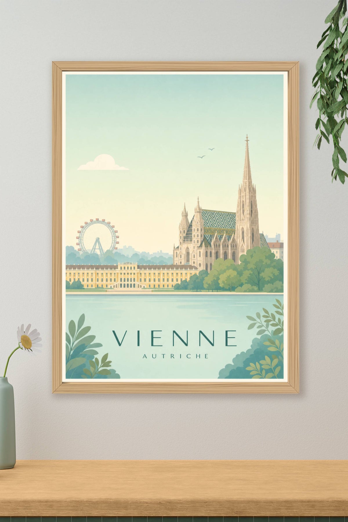 Affiche de Vienne - Poster Calme