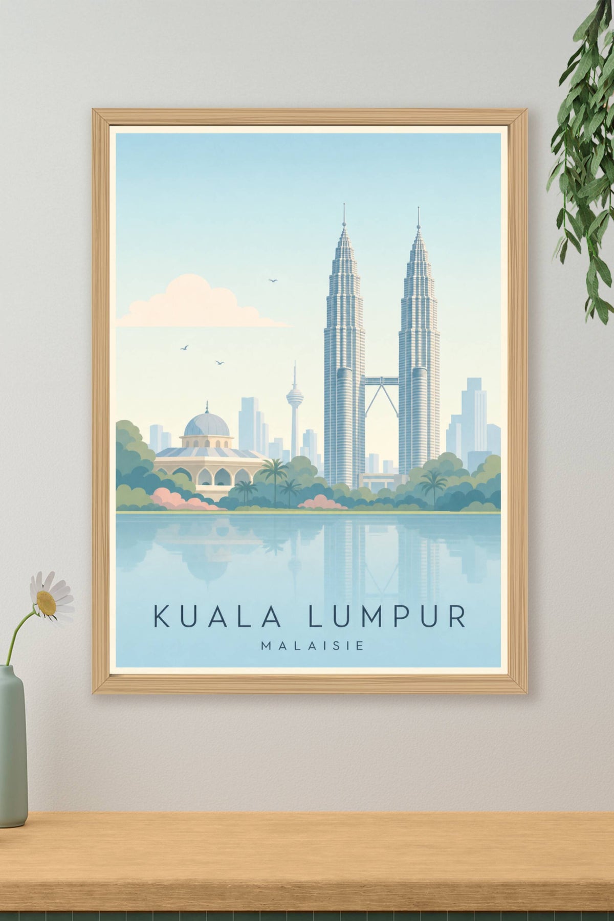 Affiche de Kuala Lumpur - Poster Calme