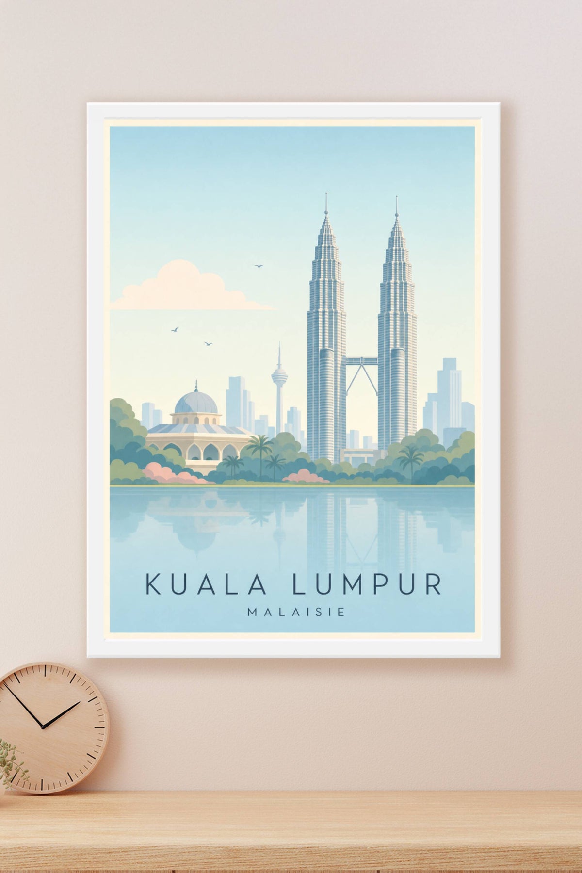 Affiche de Kuala Lumpur - Poster Calme