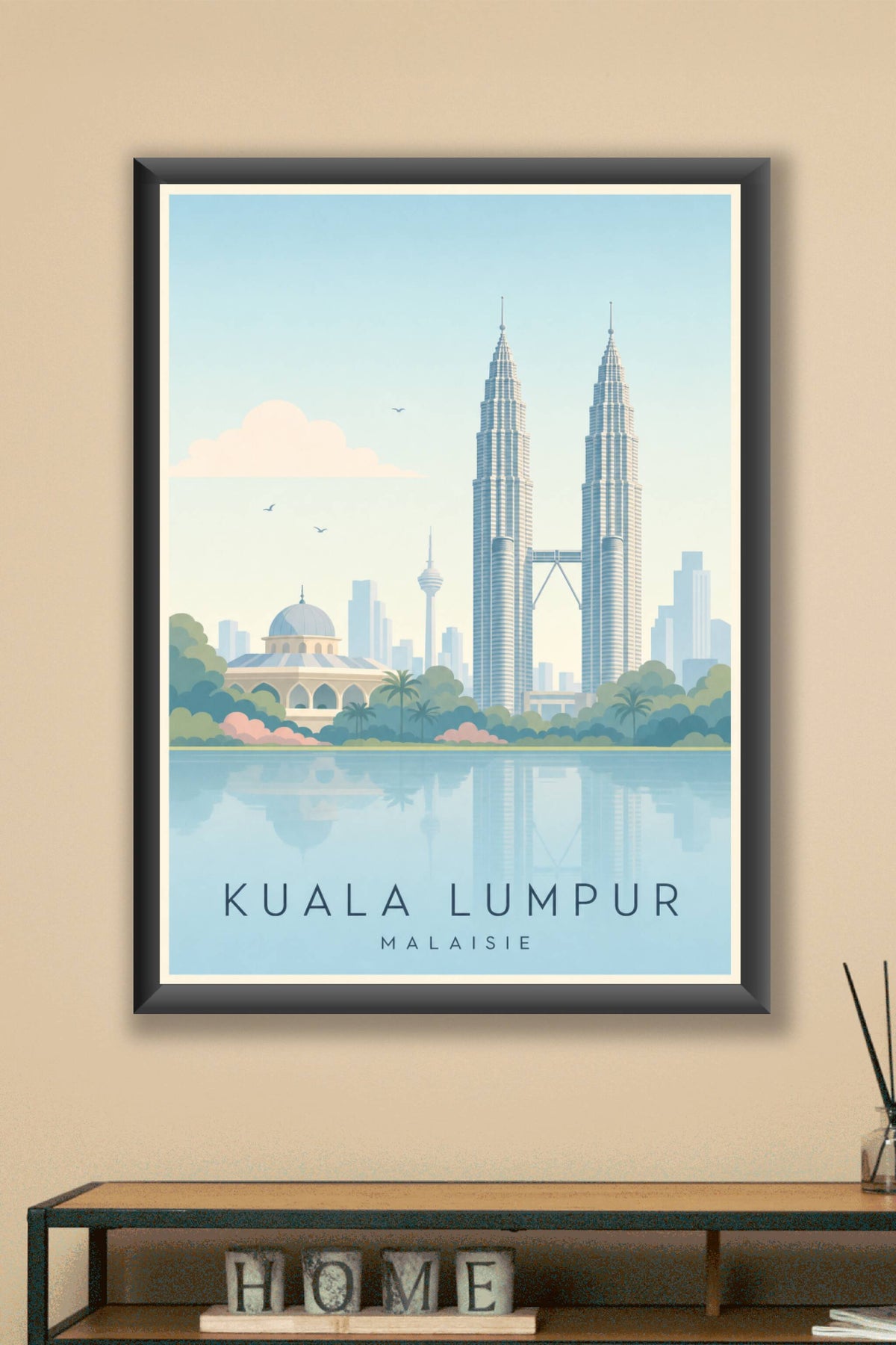 Affiche de Kuala Lumpur - Poster Calme