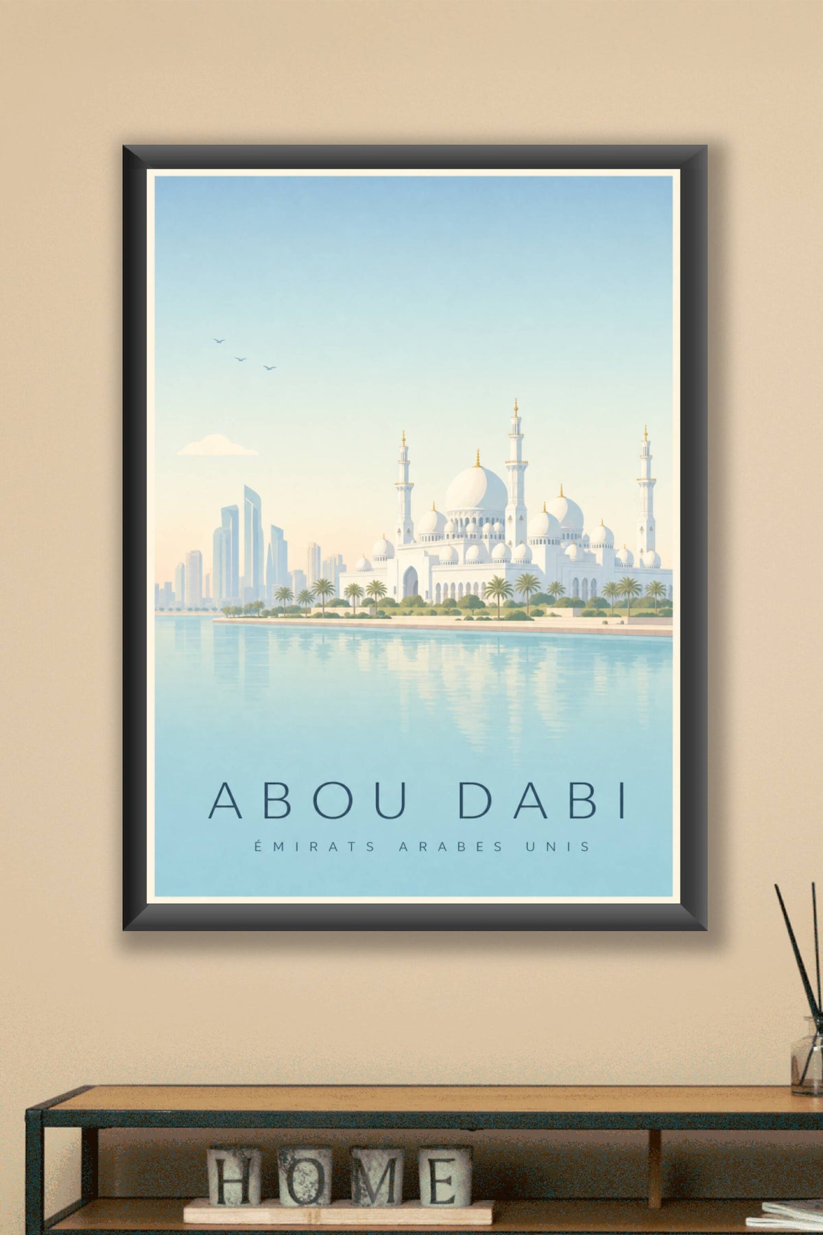 Affiche d'Abou Dabi - Poster Calme