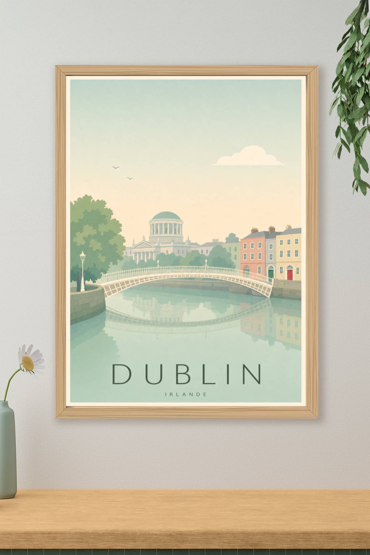 Affiche de Dublin - Poster Calme