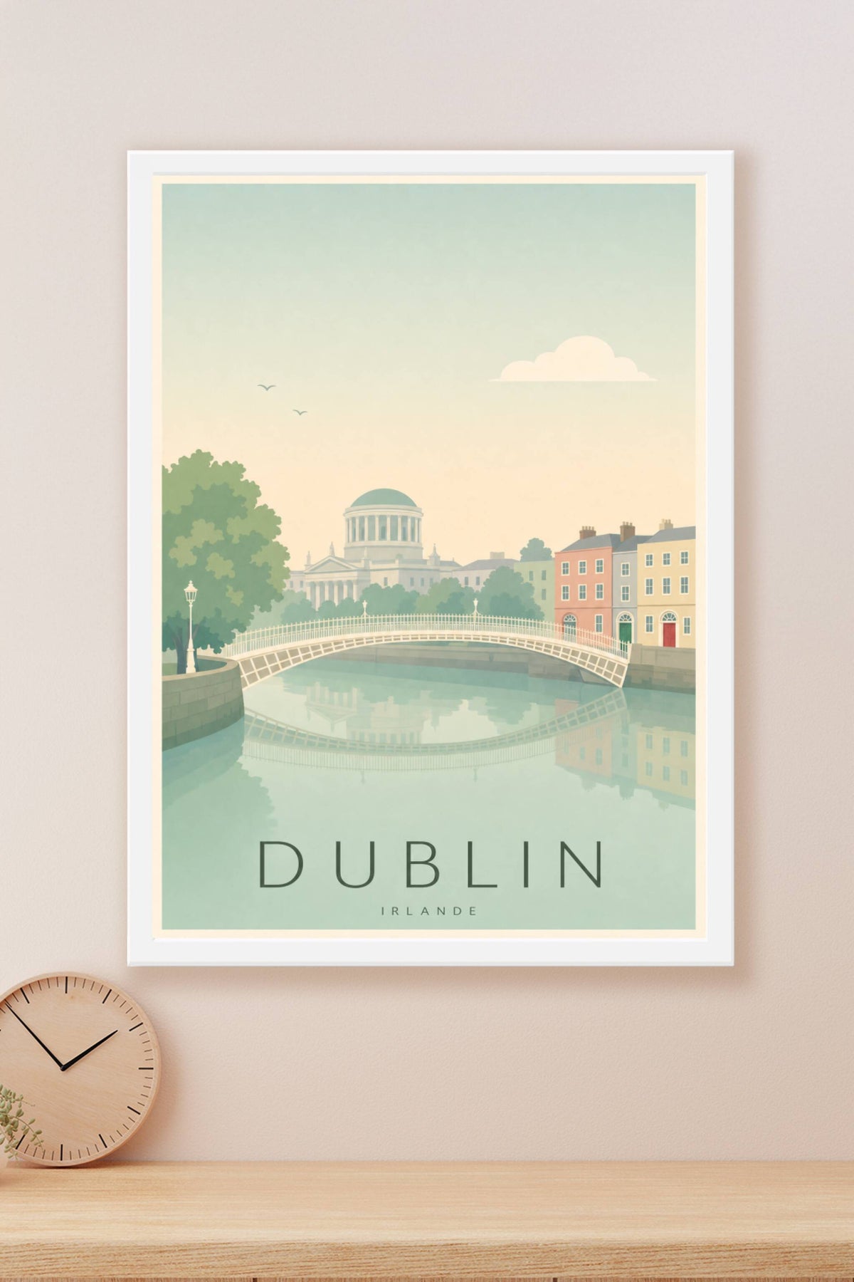 Affiche de Dublin - Poster Calme
