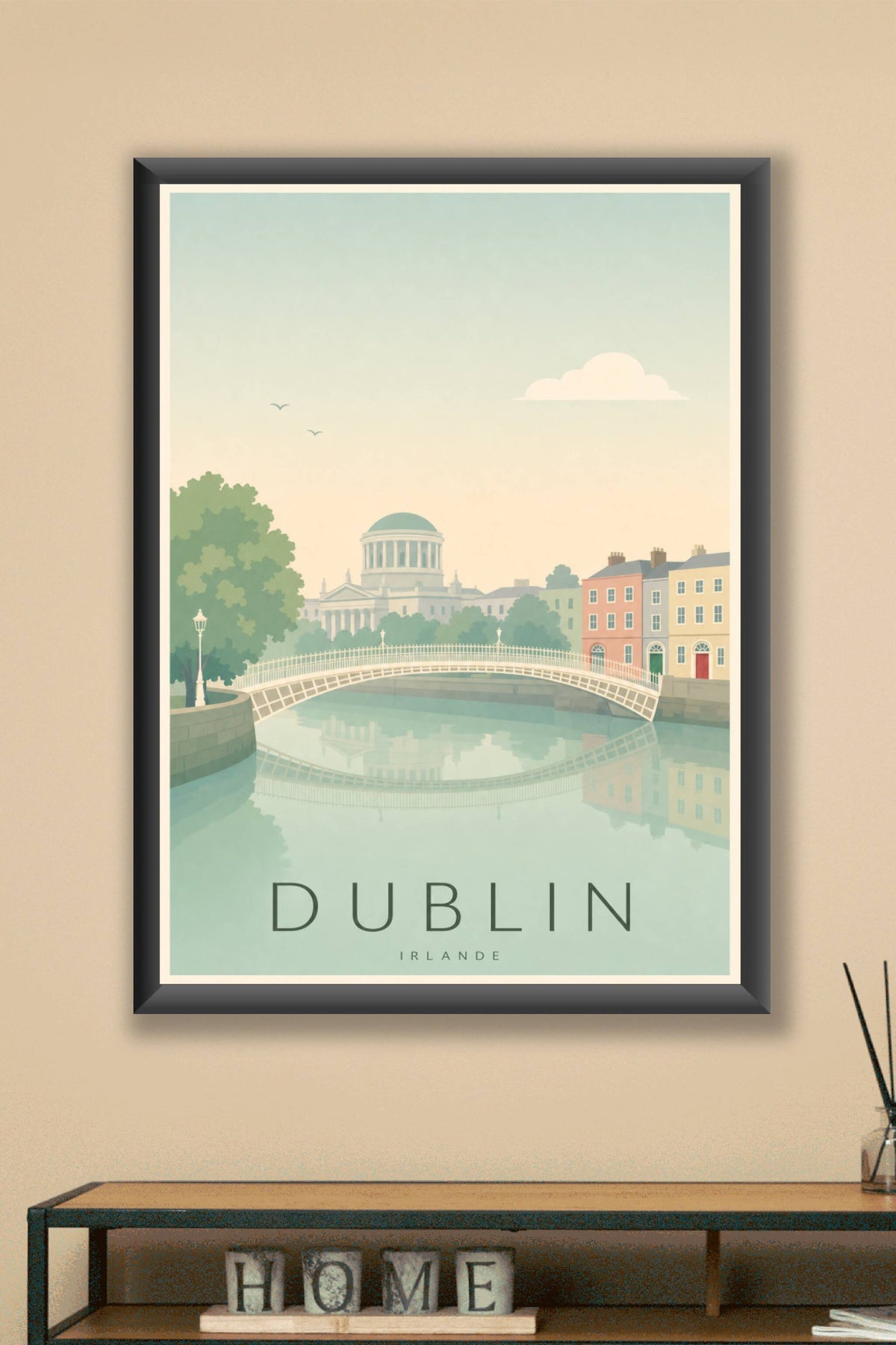 Affiche de Dublin - Poster Calme