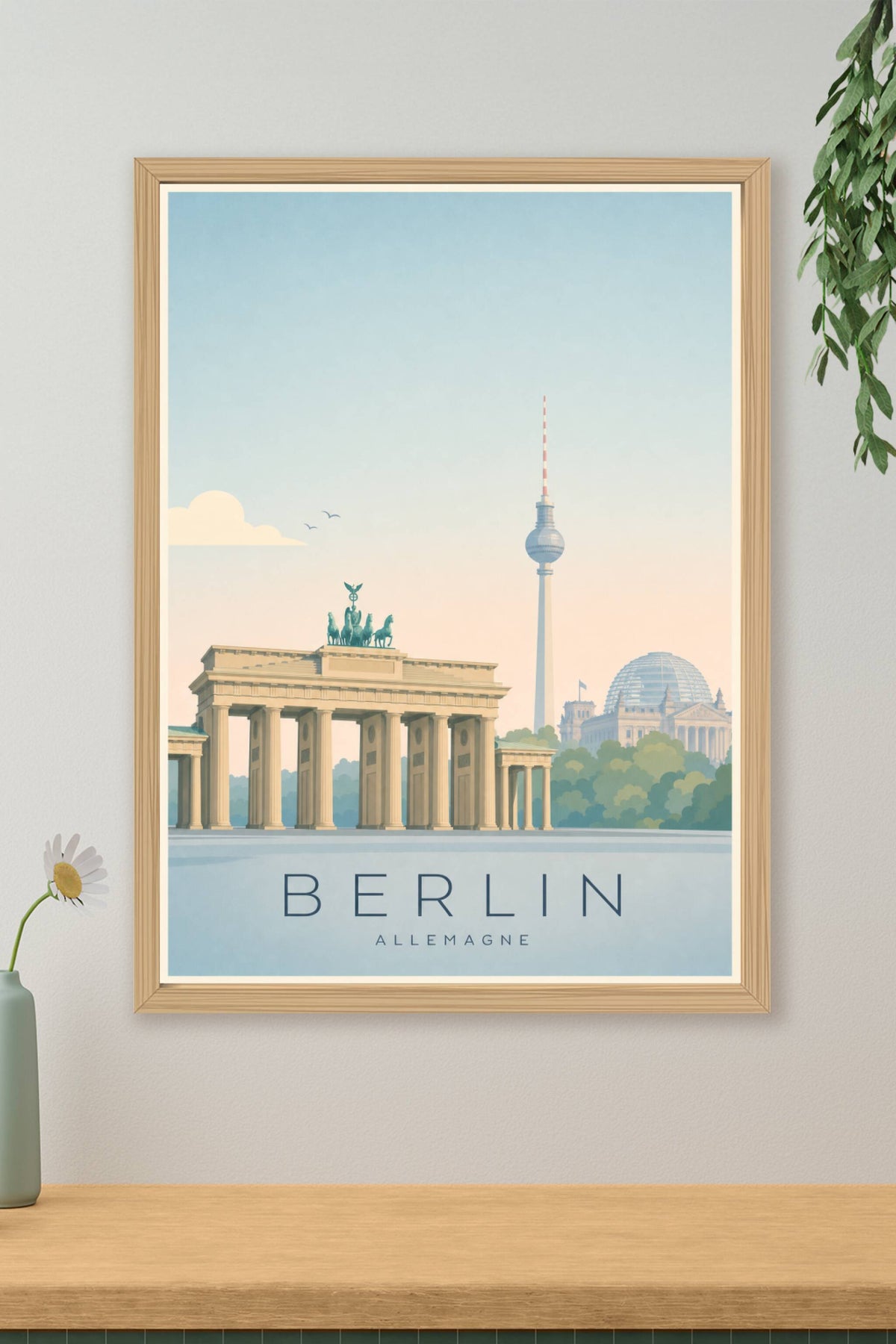 Affiche de Berlin - Poster Calme