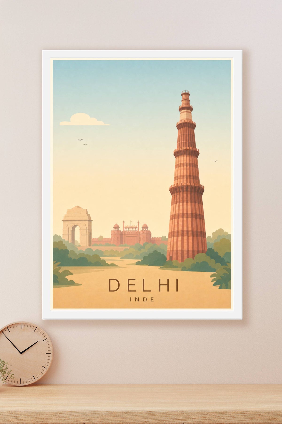 Affiche de Delhi - Poster Calme