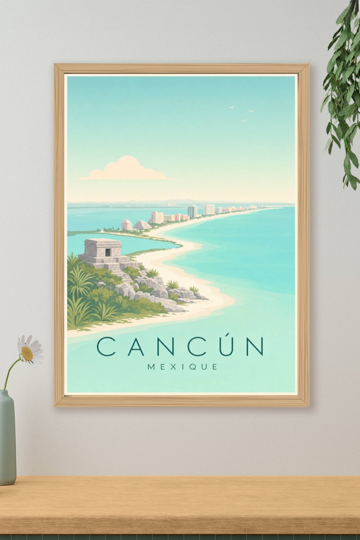 Affiche de Cancún - Poster Calme