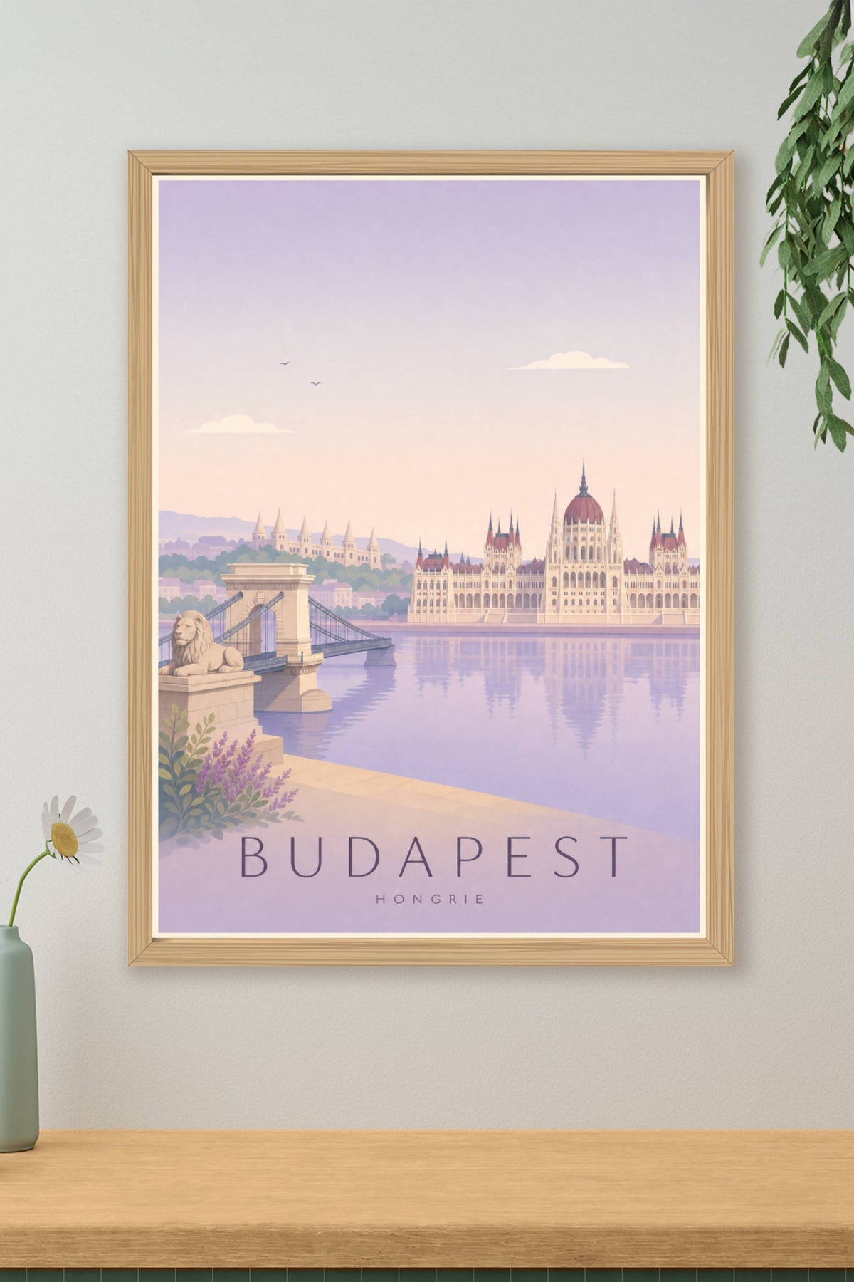 Affiche de Budapest - Poster Calme
