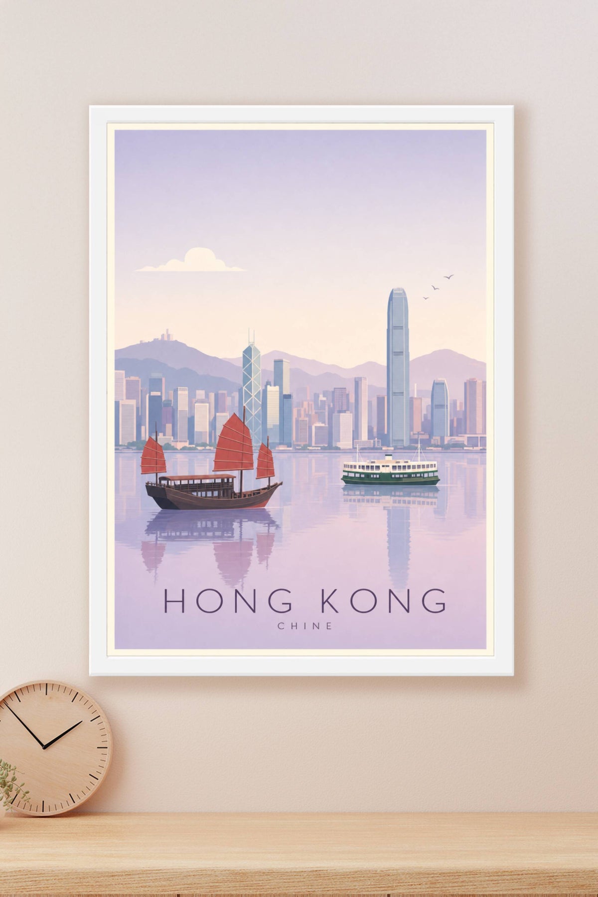 Affiche de Hong Kong - Poster Calme