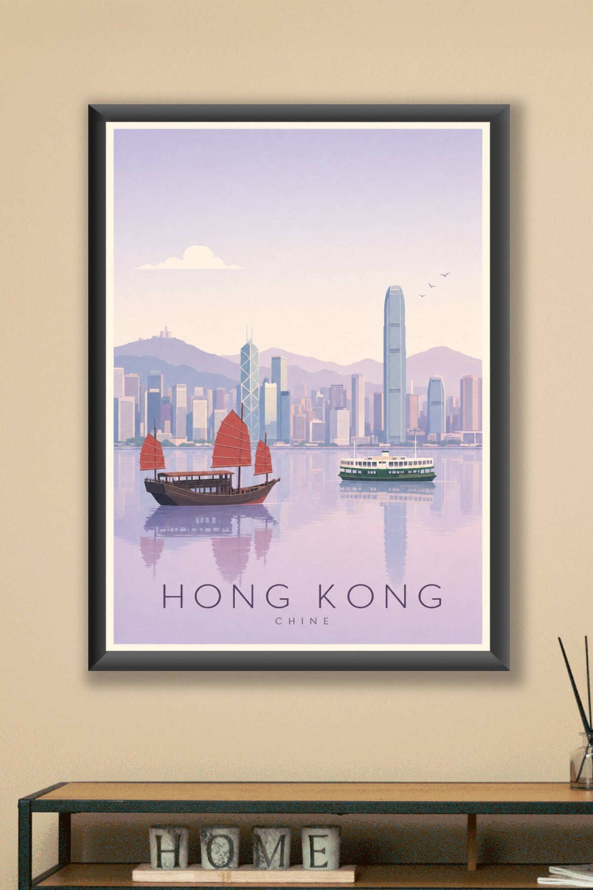 Affiche de Hong Kong - Poster Calme