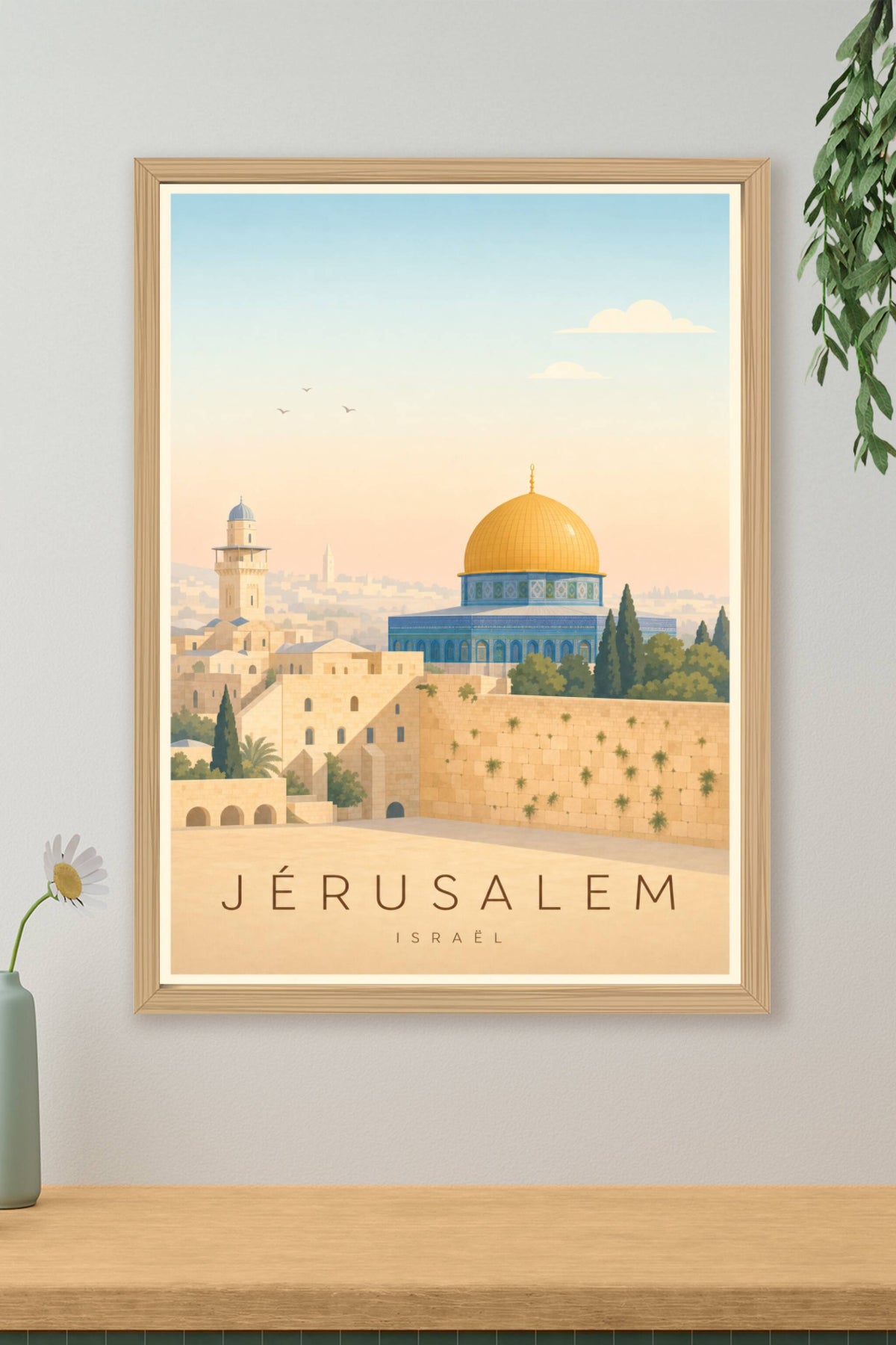 Affiche de Jérusalem - Poster Calme