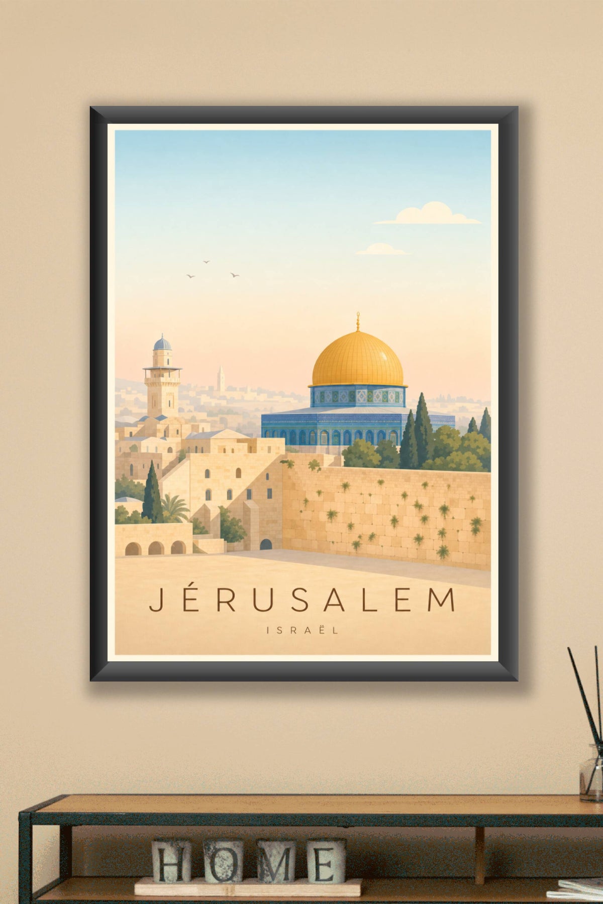Affiche de Jérusalem - Poster Calme