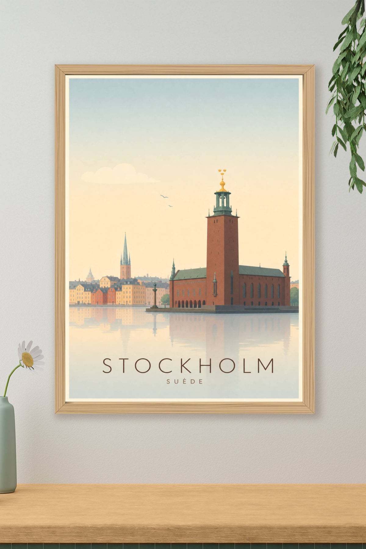 Affiche de Stockholm - Poster Calme