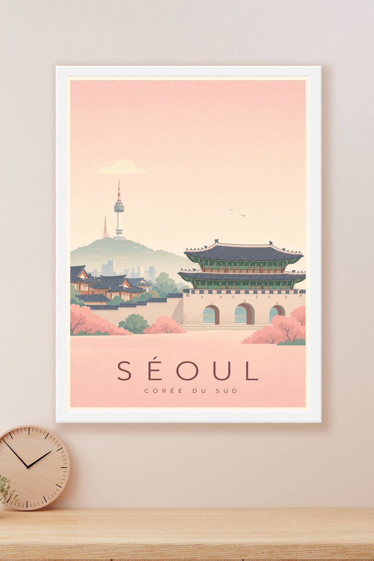 Affiche de Séoul - Poster Calme