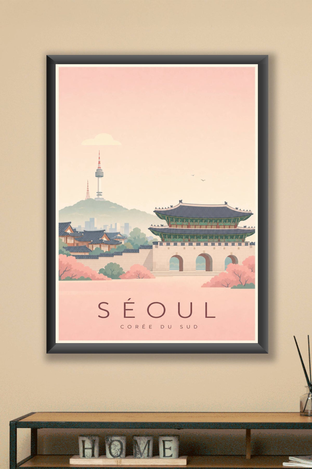 Affiche de Séoul - Poster Calme