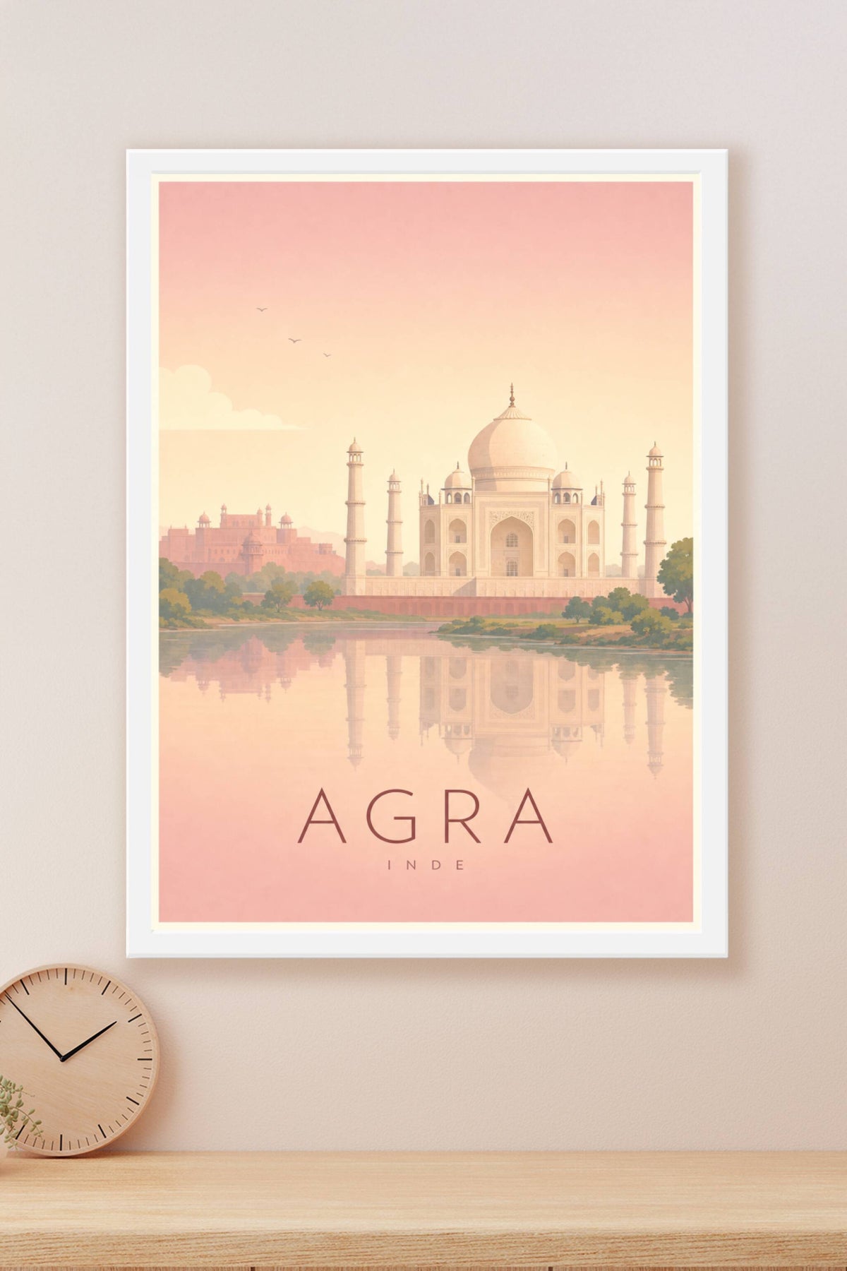 Affiche d'Agra - Poster Calme