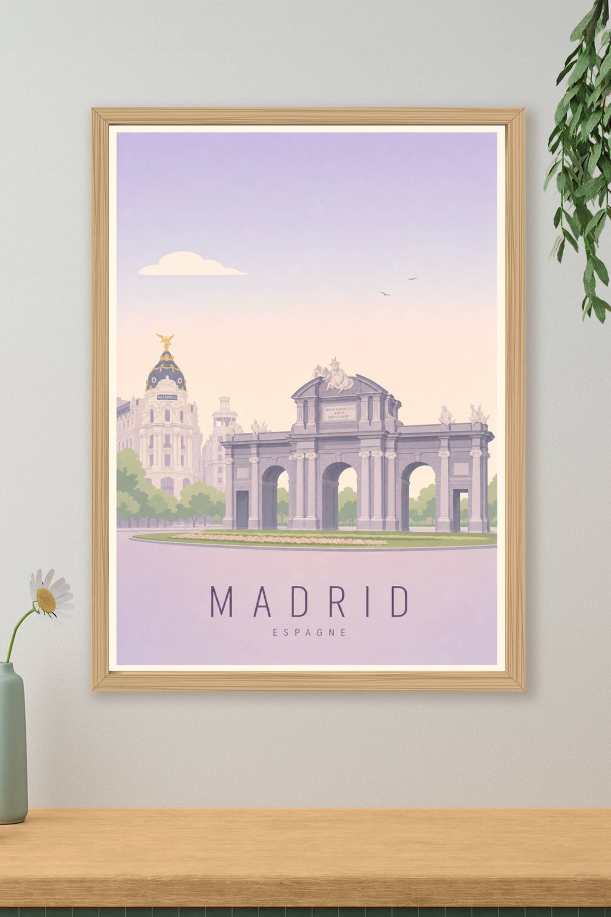 Affiche de Madrid - Poster Calme