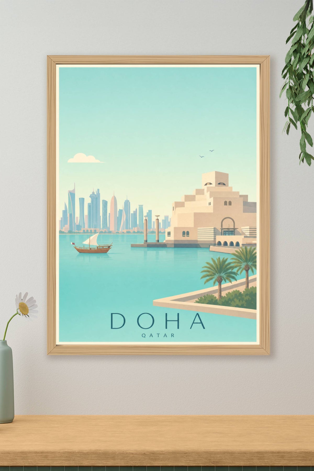 Affiche de Doha - Poster Calme