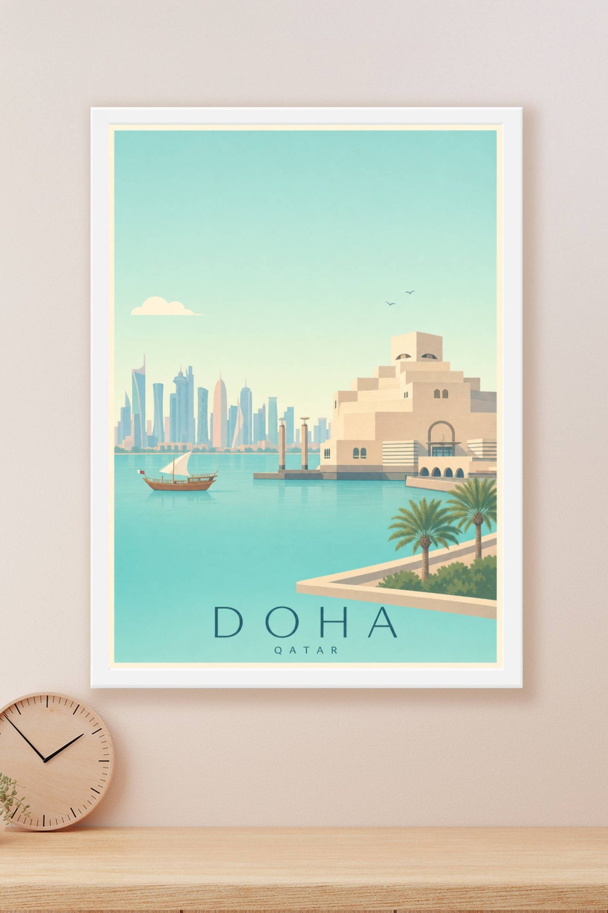 Affiche de Doha - Poster Calme