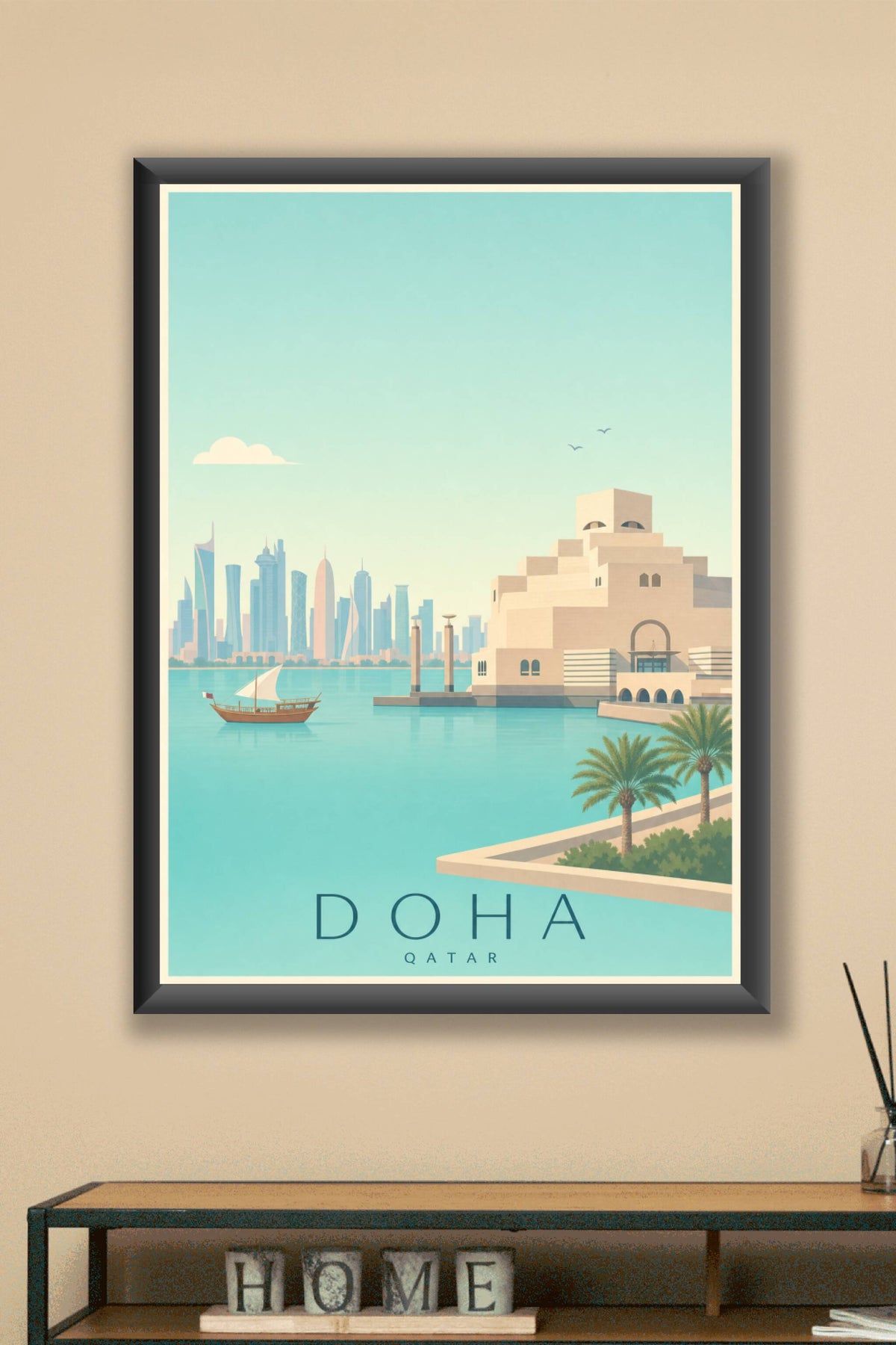 Affiche de Doha - Poster Calme
