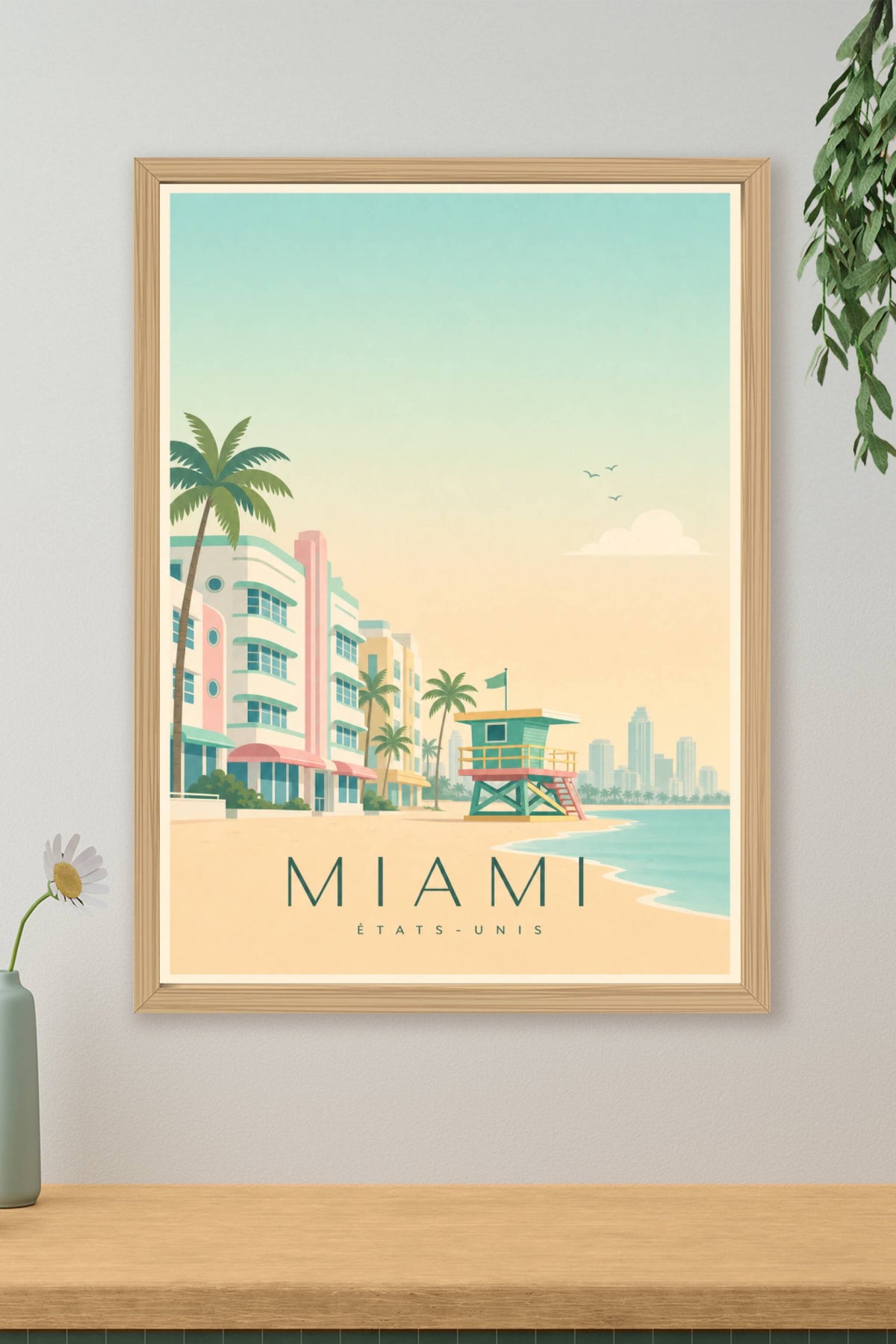Affiche de Miami - Poster Calme