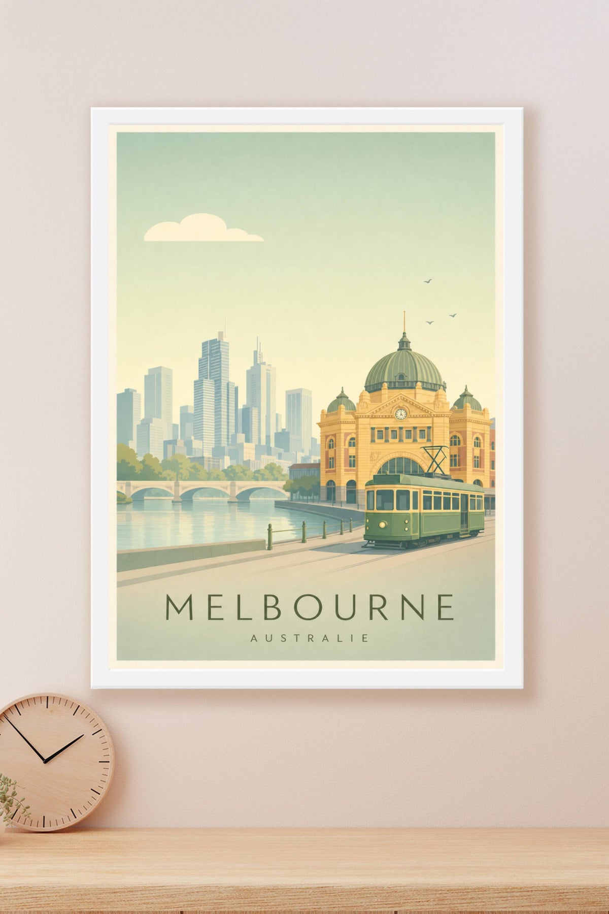 Affiche de Melbourne - Poster Calme