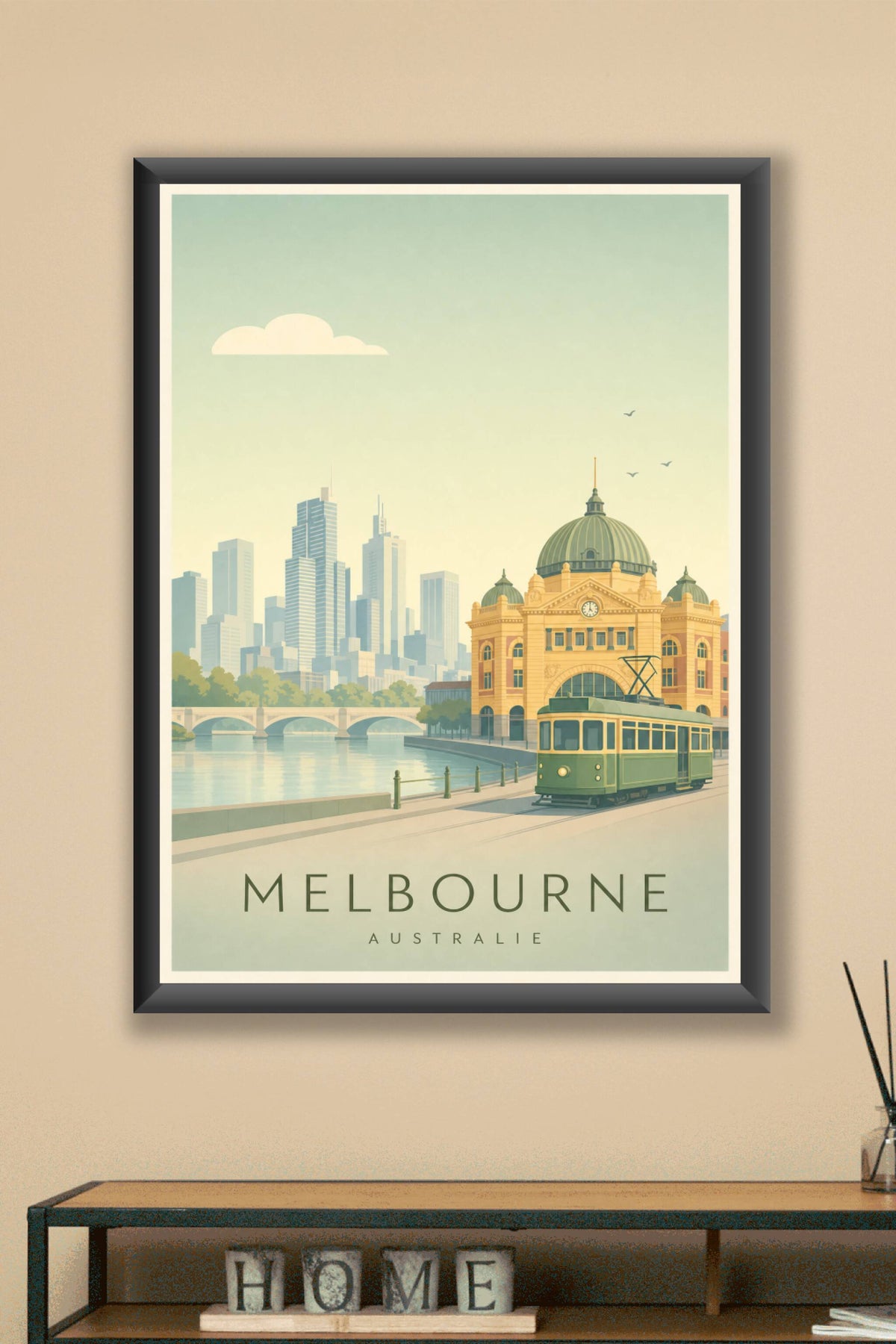 Affiche de Melbourne - Poster Calme