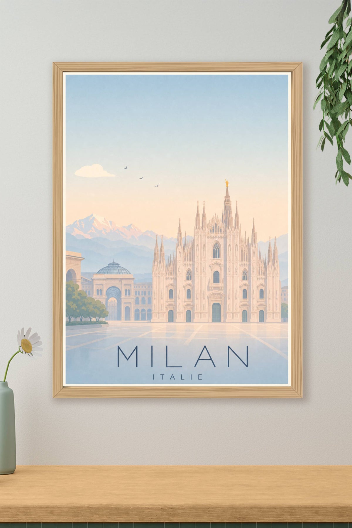 Affiche de Milan - Poster Calme
