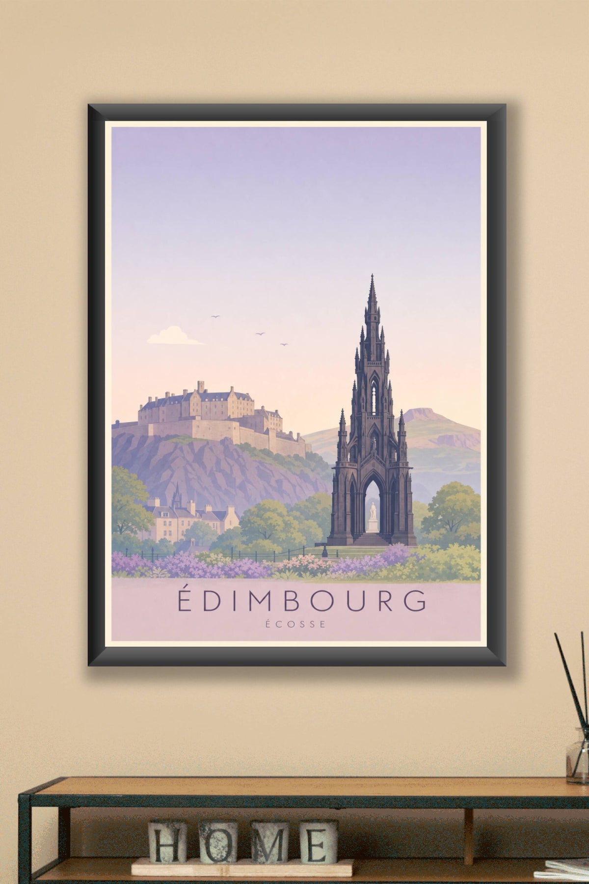 Affiche d'Édimbourg - Poster Calme