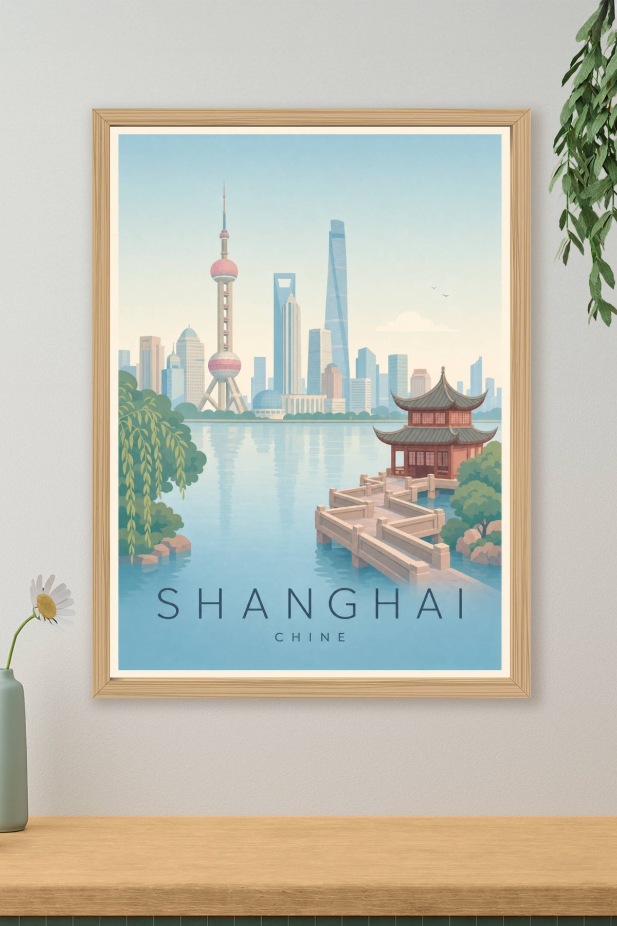 Affiche de Shanghai - Poster Calme