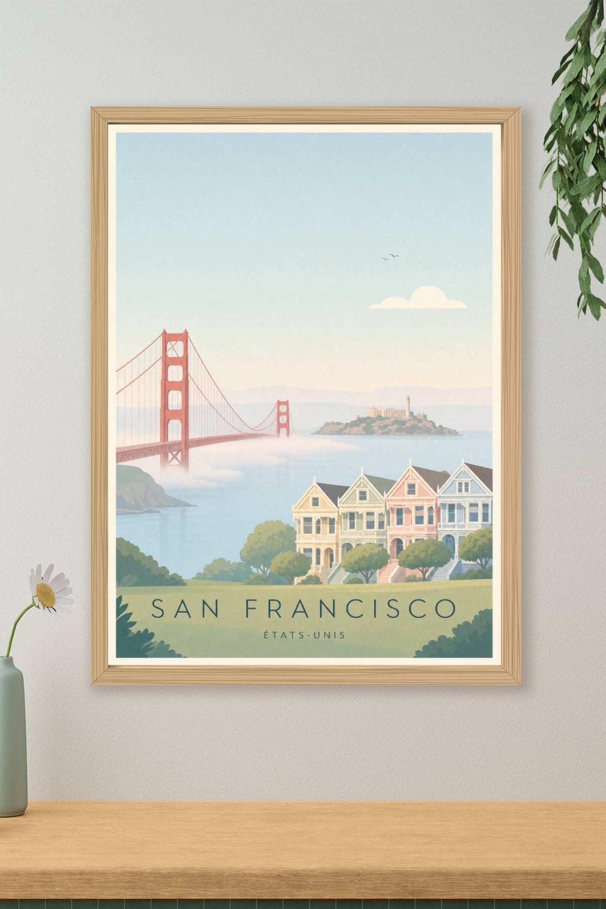 Affiche de San Francisco - Poster Calme