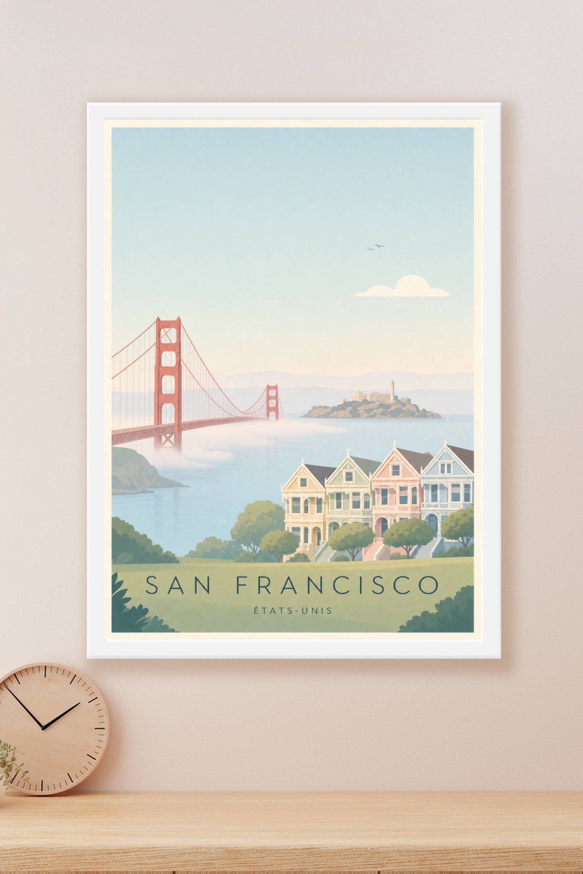Affiche de San Francisco - Poster Calme