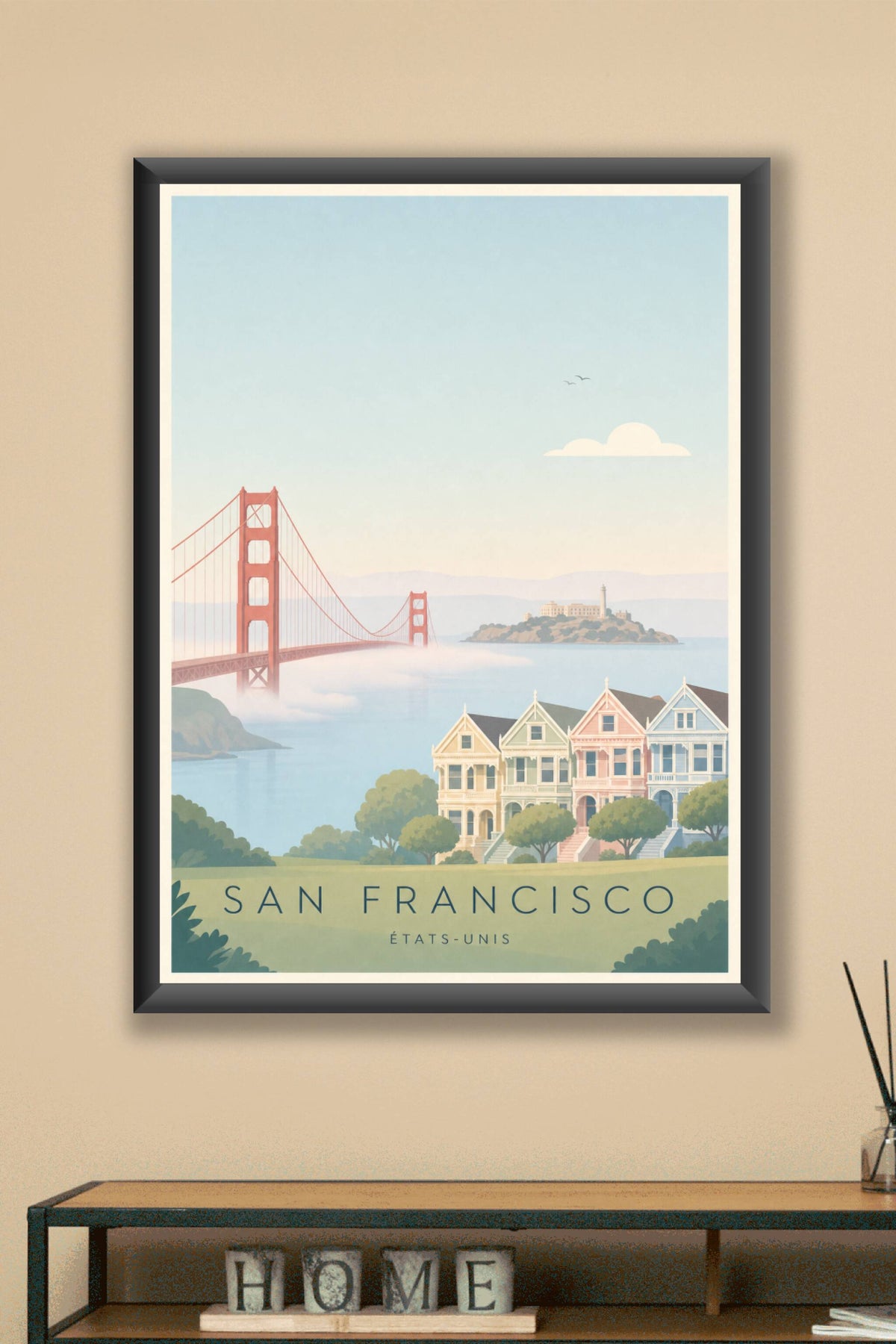 Affiche de San Francisco - Poster Calme