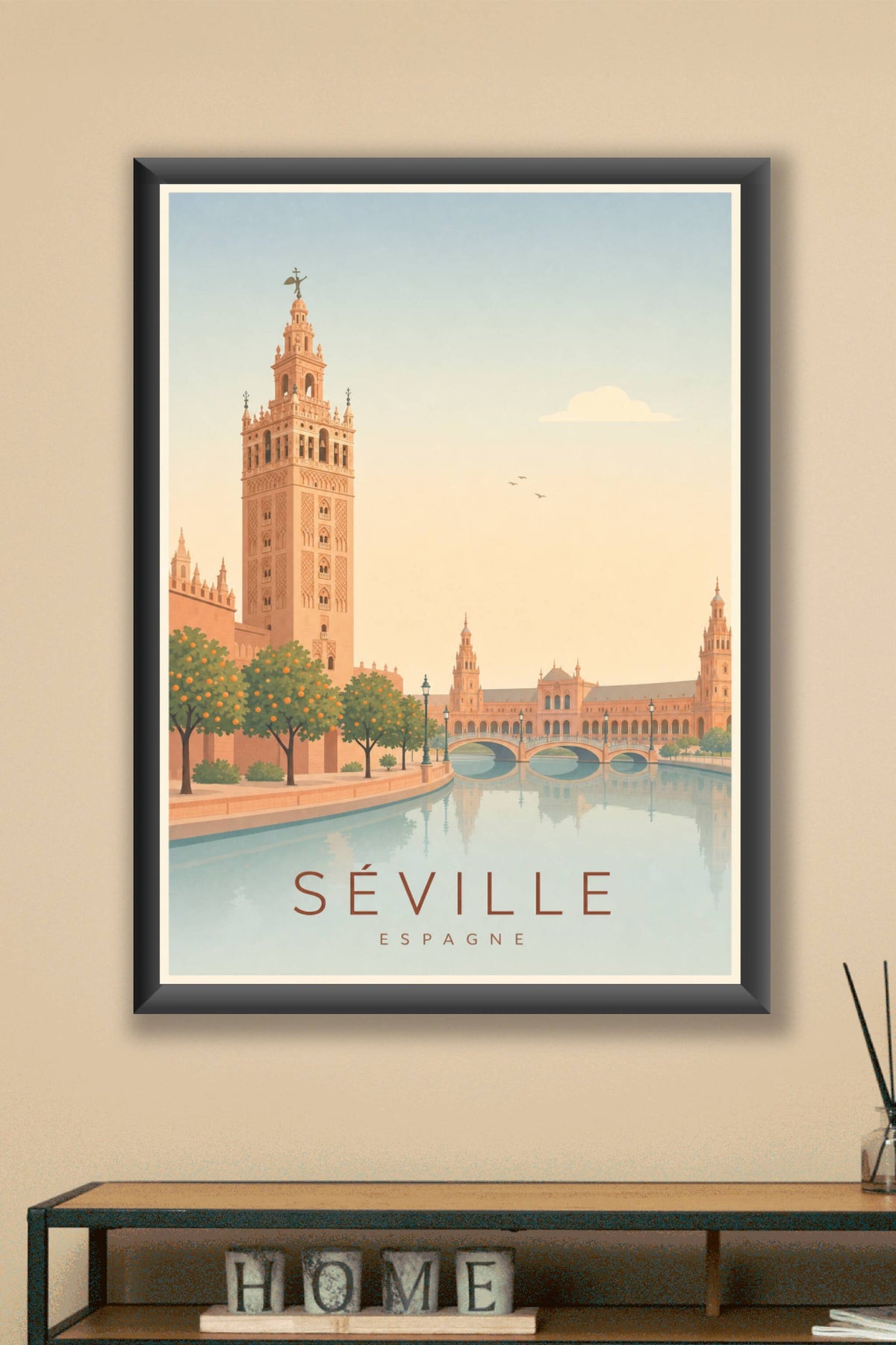 Affiche de Séville - Poster Calme