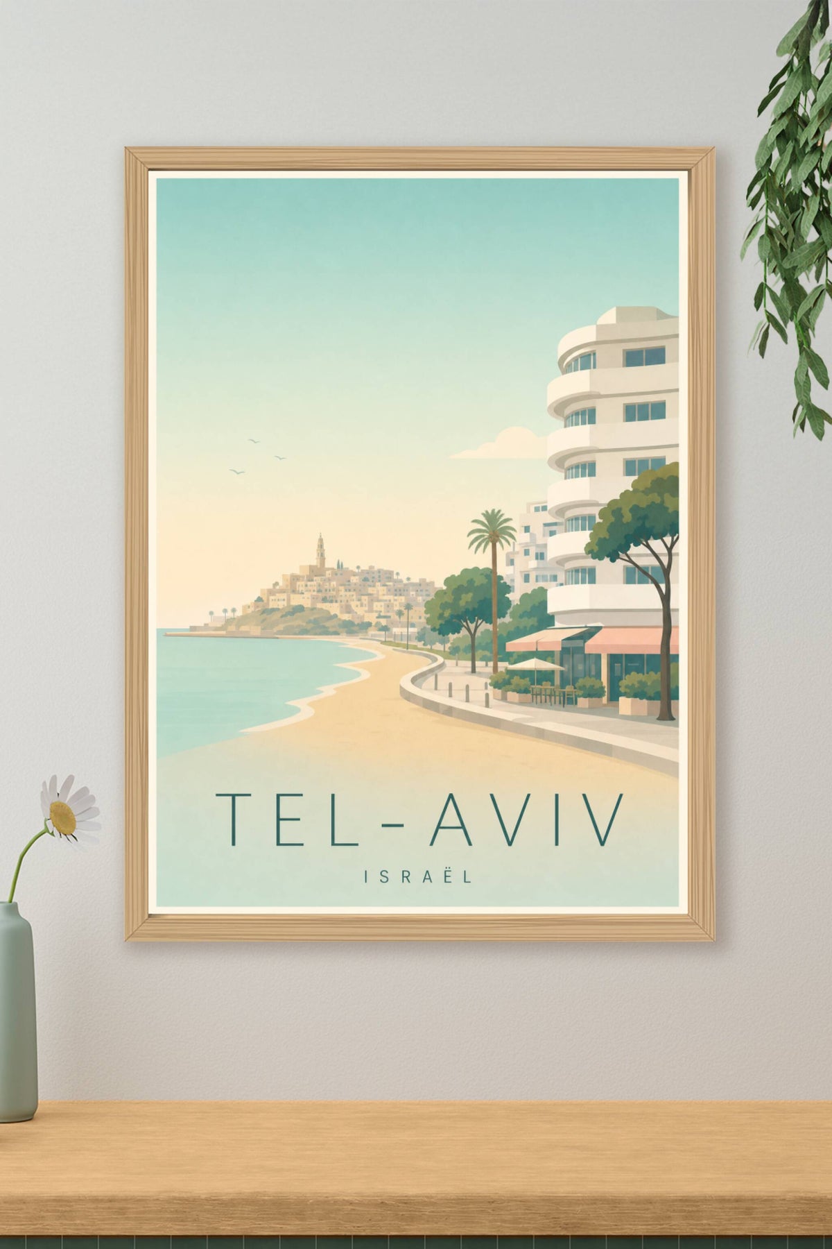 Affiche de Tel-Aviv - Poster Calme
