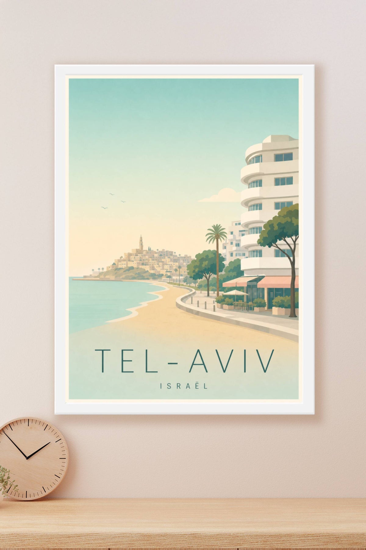 Affiche de Tel-Aviv - Poster Calme