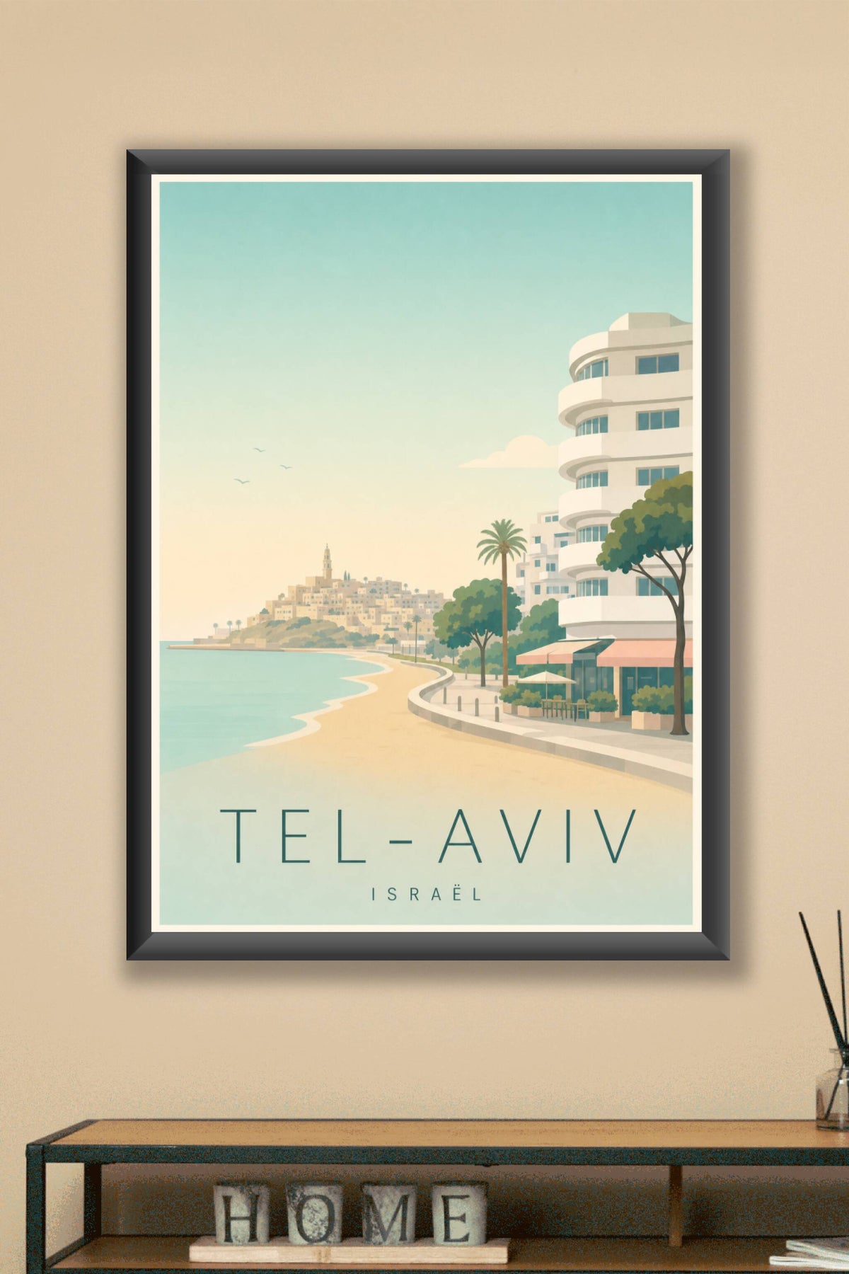 Affiche de Tel-Aviv - Poster Calme
