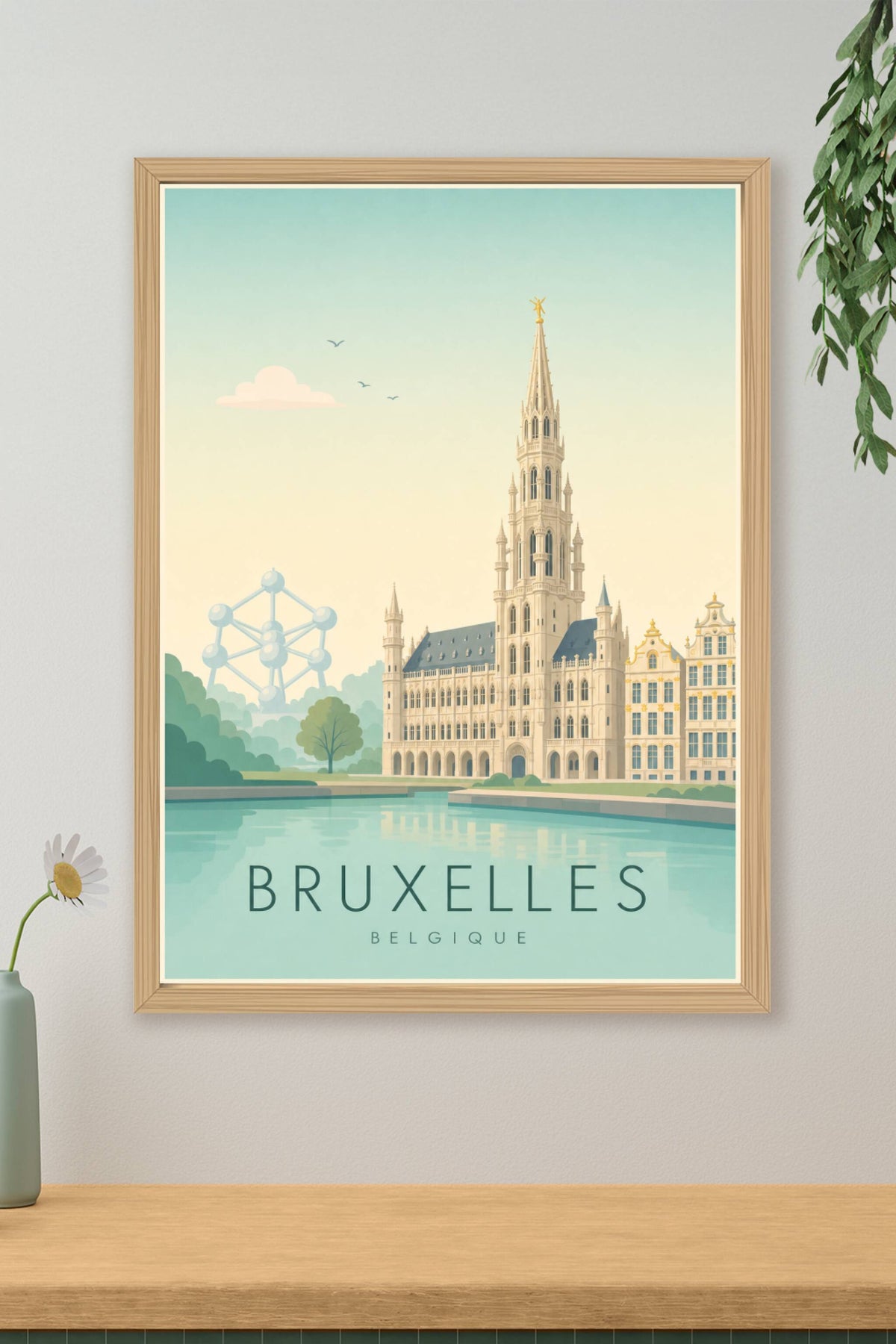 Affiche de Bruxelles - Poster Calme