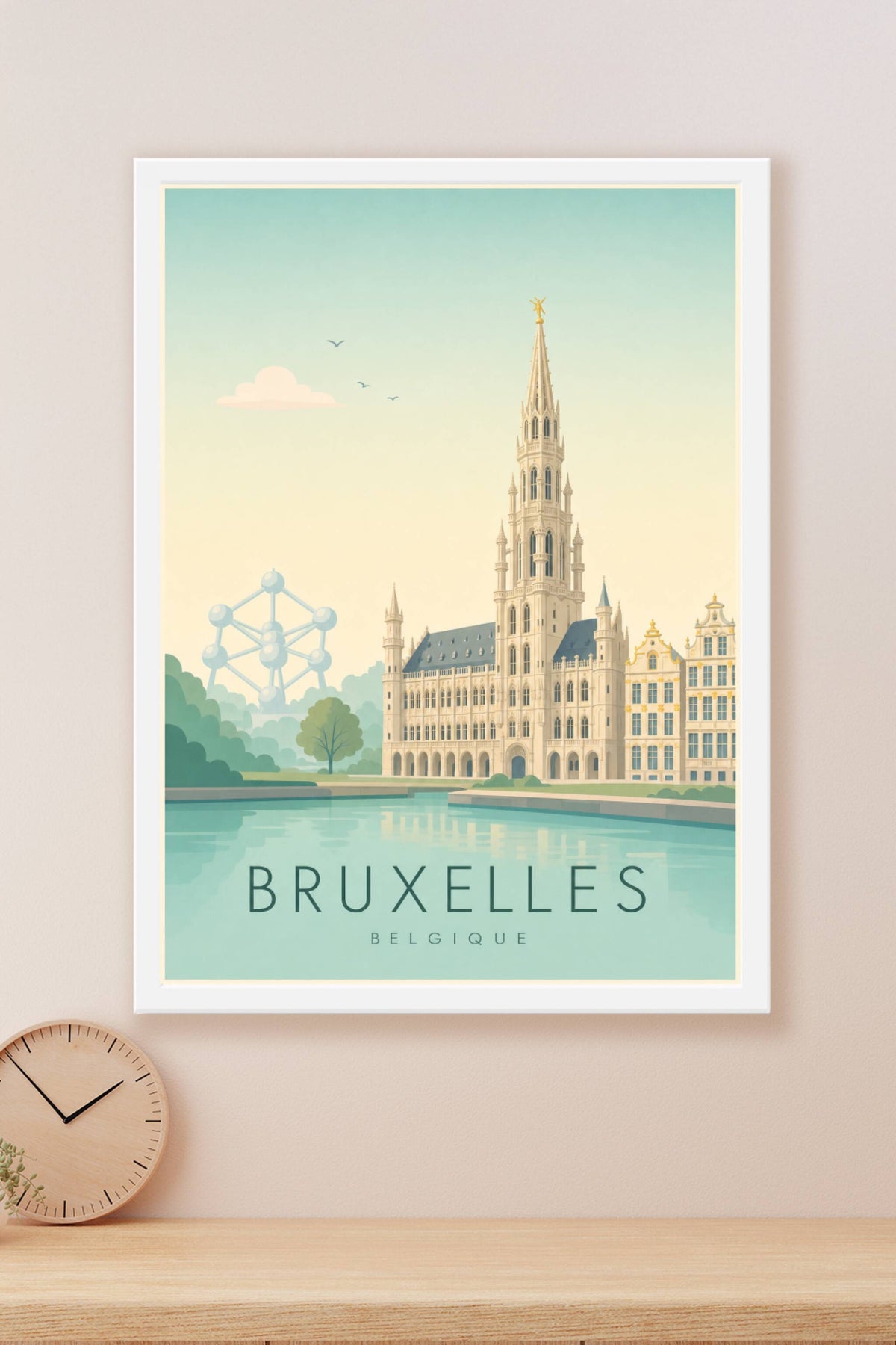 Affiche de Bruxelles - Poster Calme