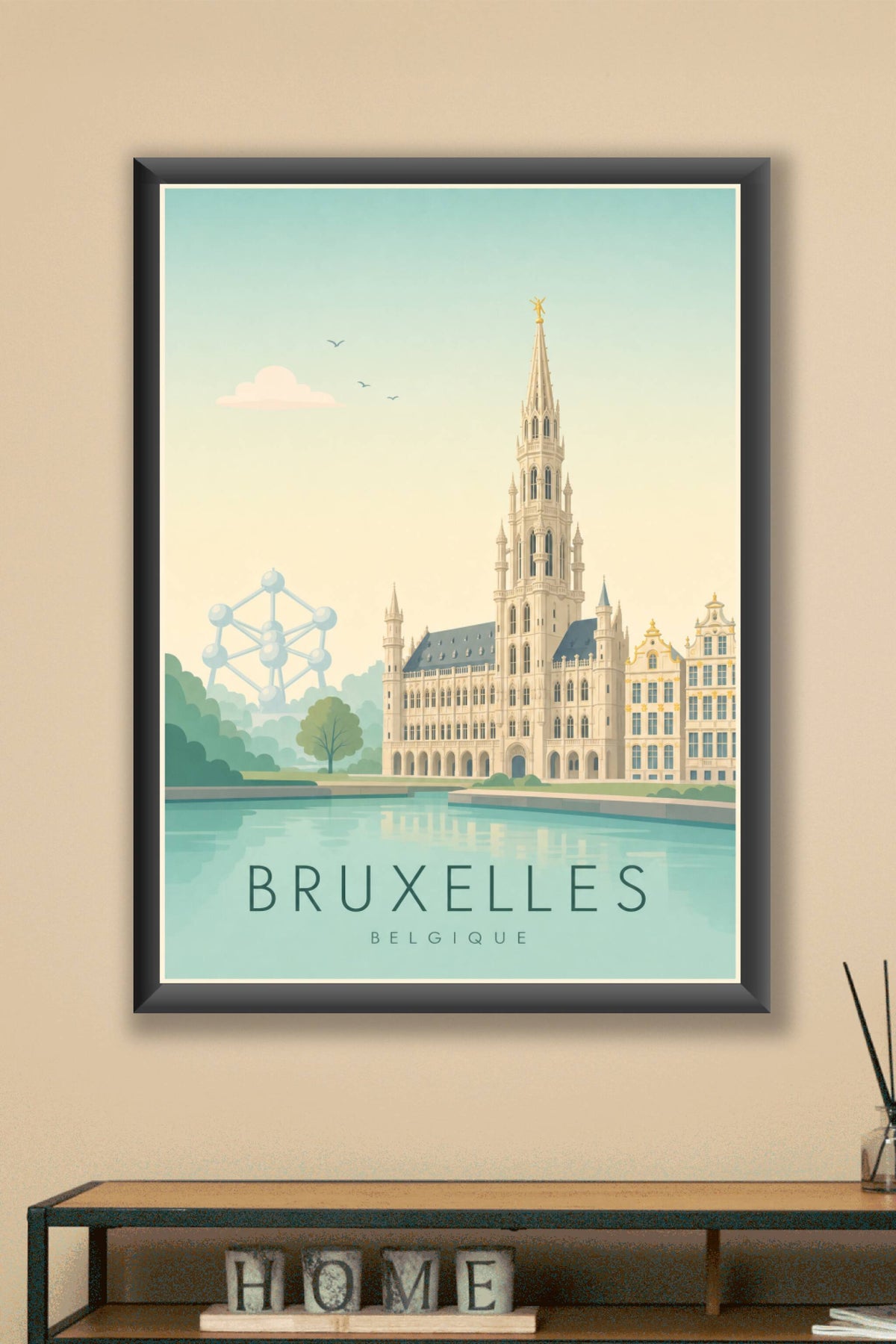 Affiche de Bruxelles - Poster Calme