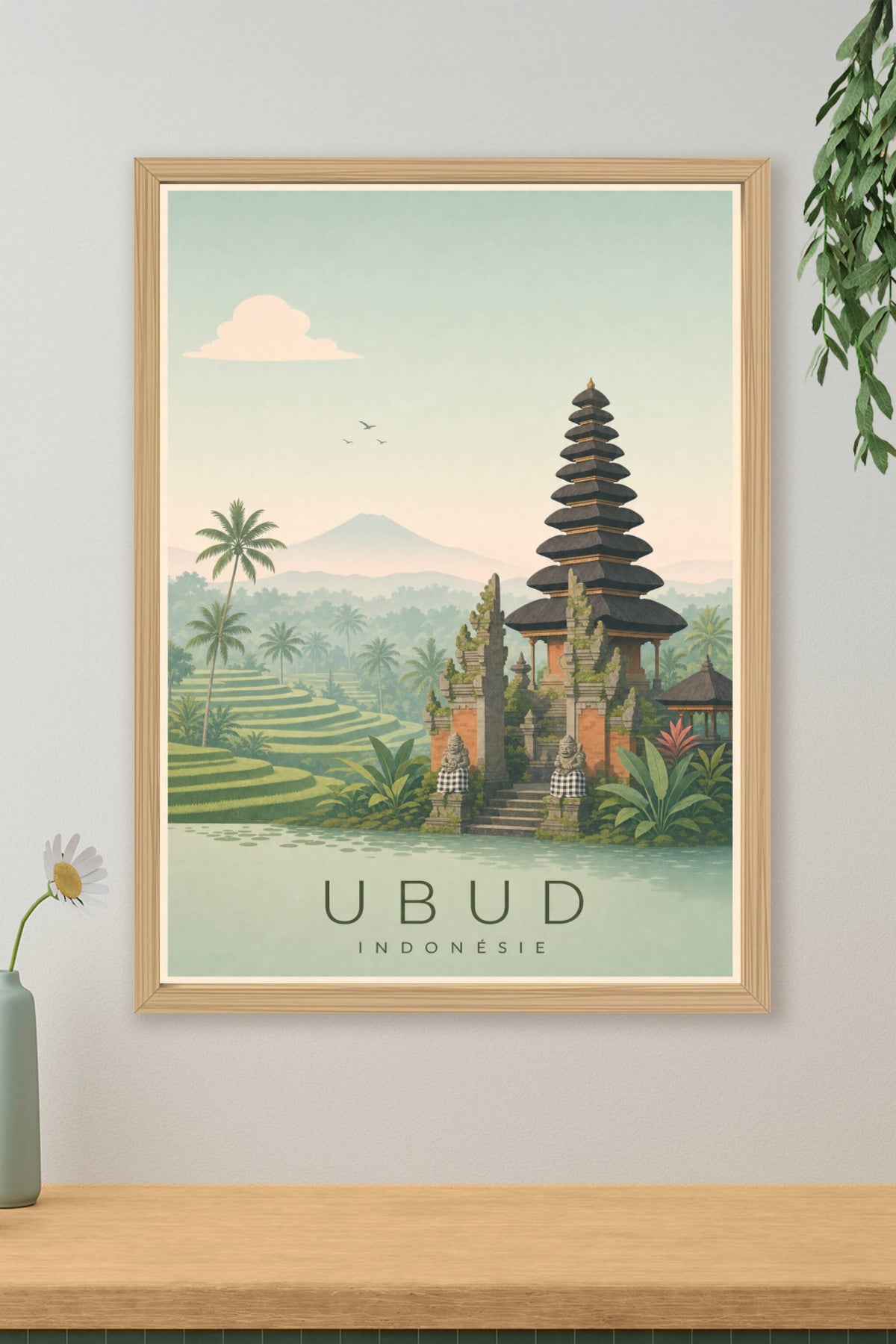 Affiche d'Ubud - Poster Calme