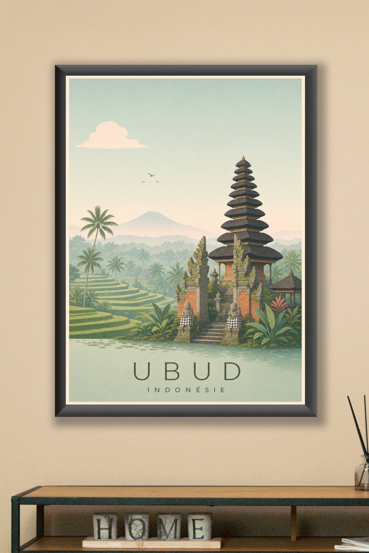 Affiche d'Ubud - Poster Calme
