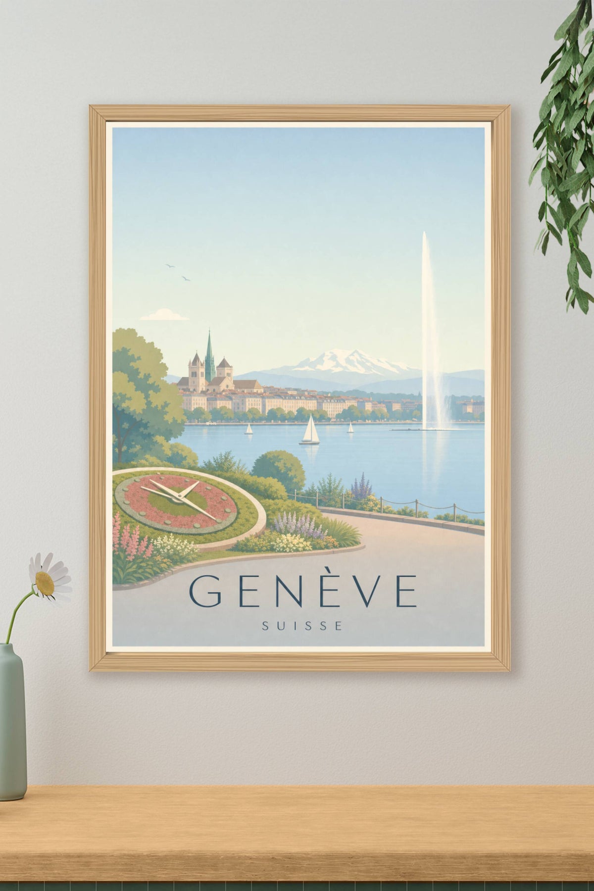 Affiche de Genève - Poster Calme