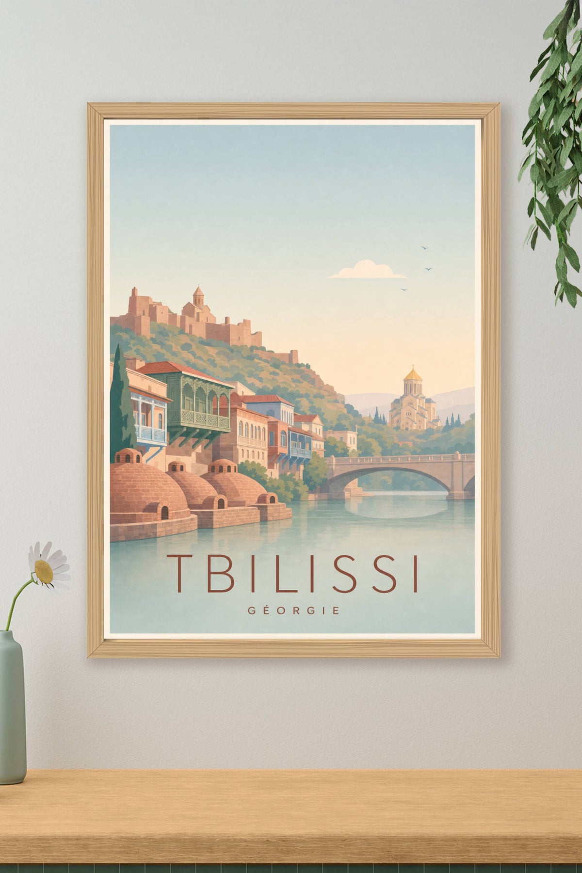 Affiche de Tbilissi - Poster Calme