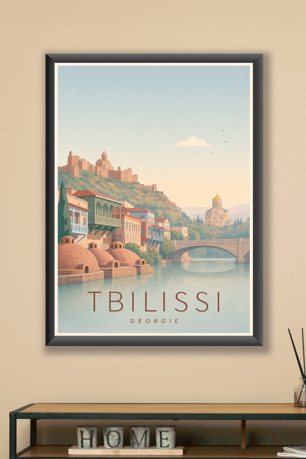 Affiche de Tbilissi - Poster Calme