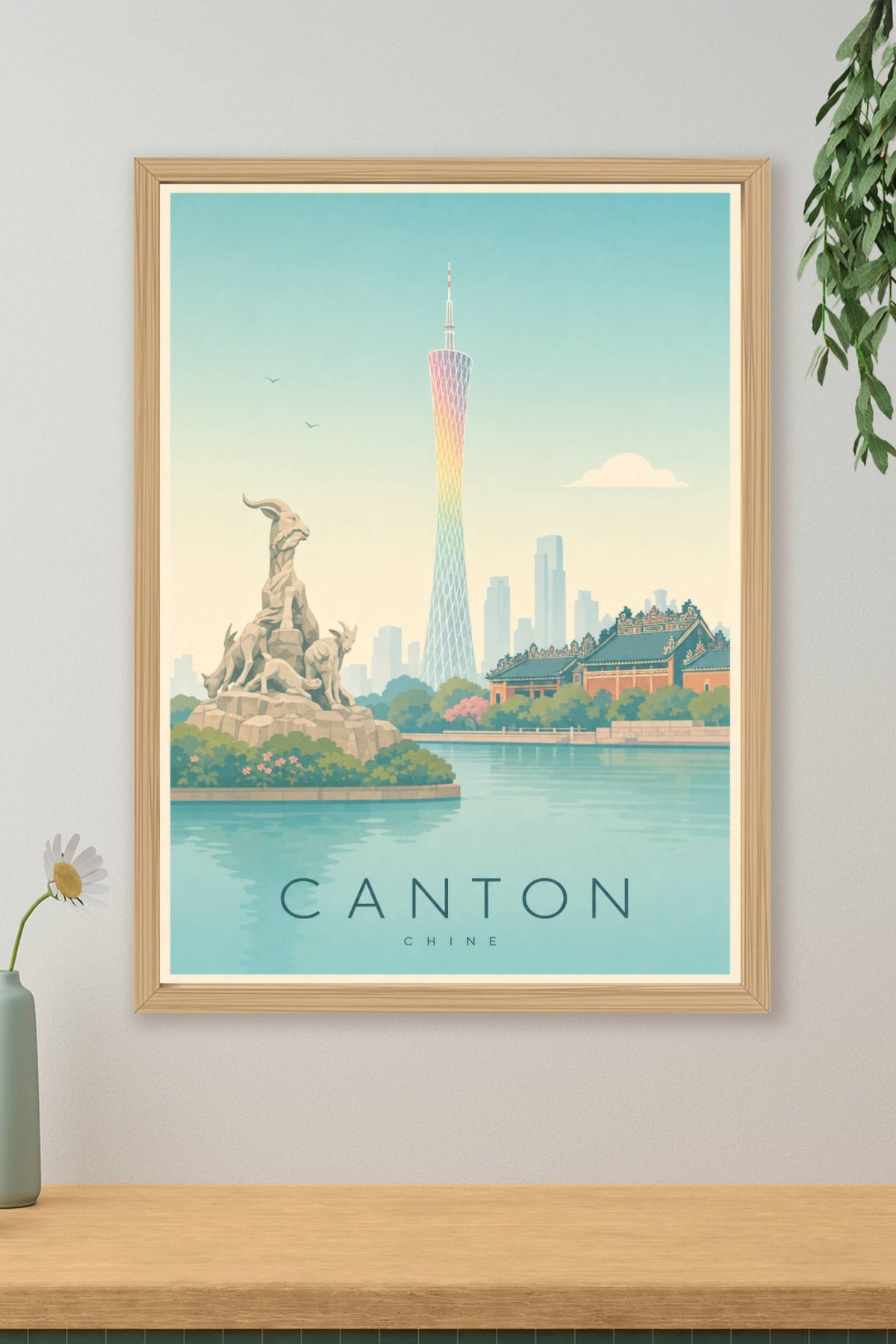 Affiche de Canton - Poster Calme