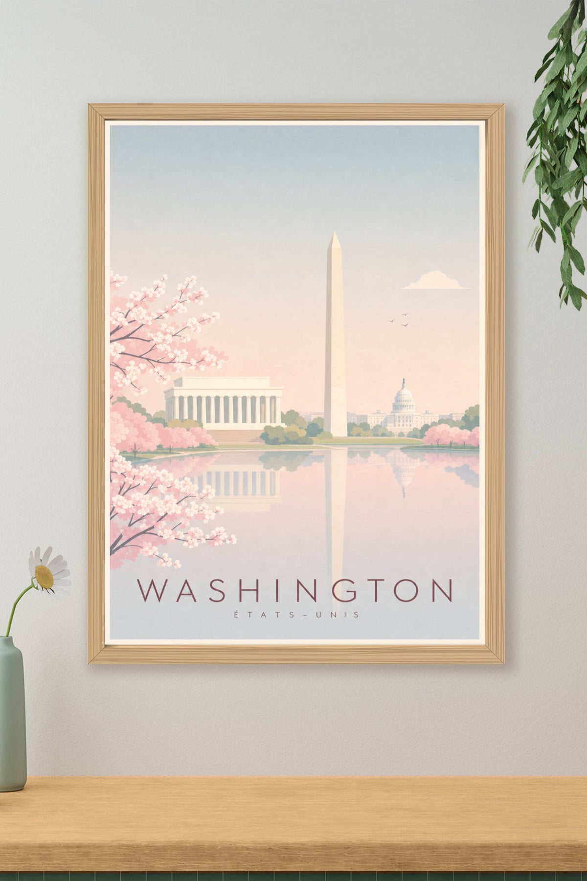 Affiche de Washington - Poster Calme